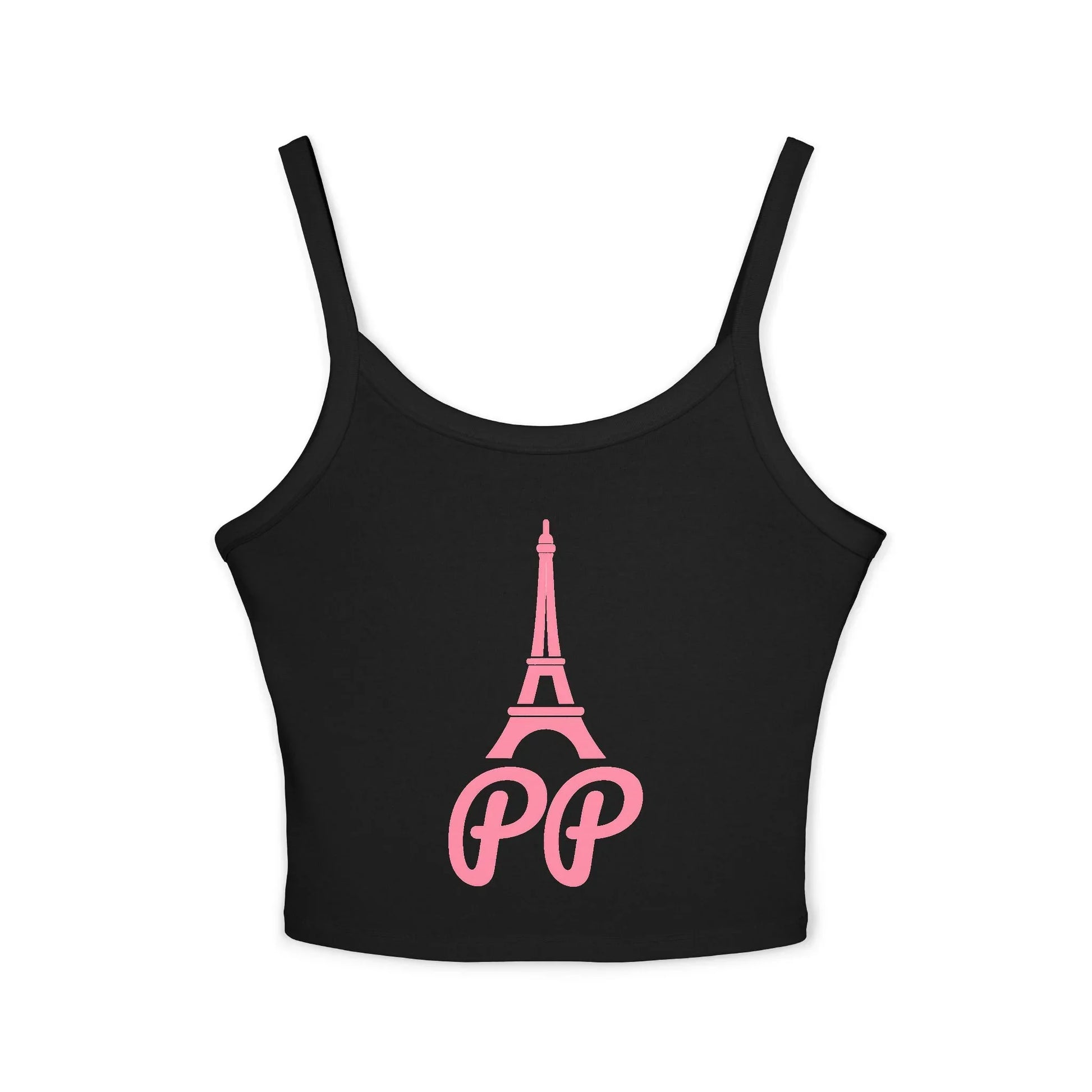 Parisian Spaghetti Strap Tank Top | Pooch Poodle