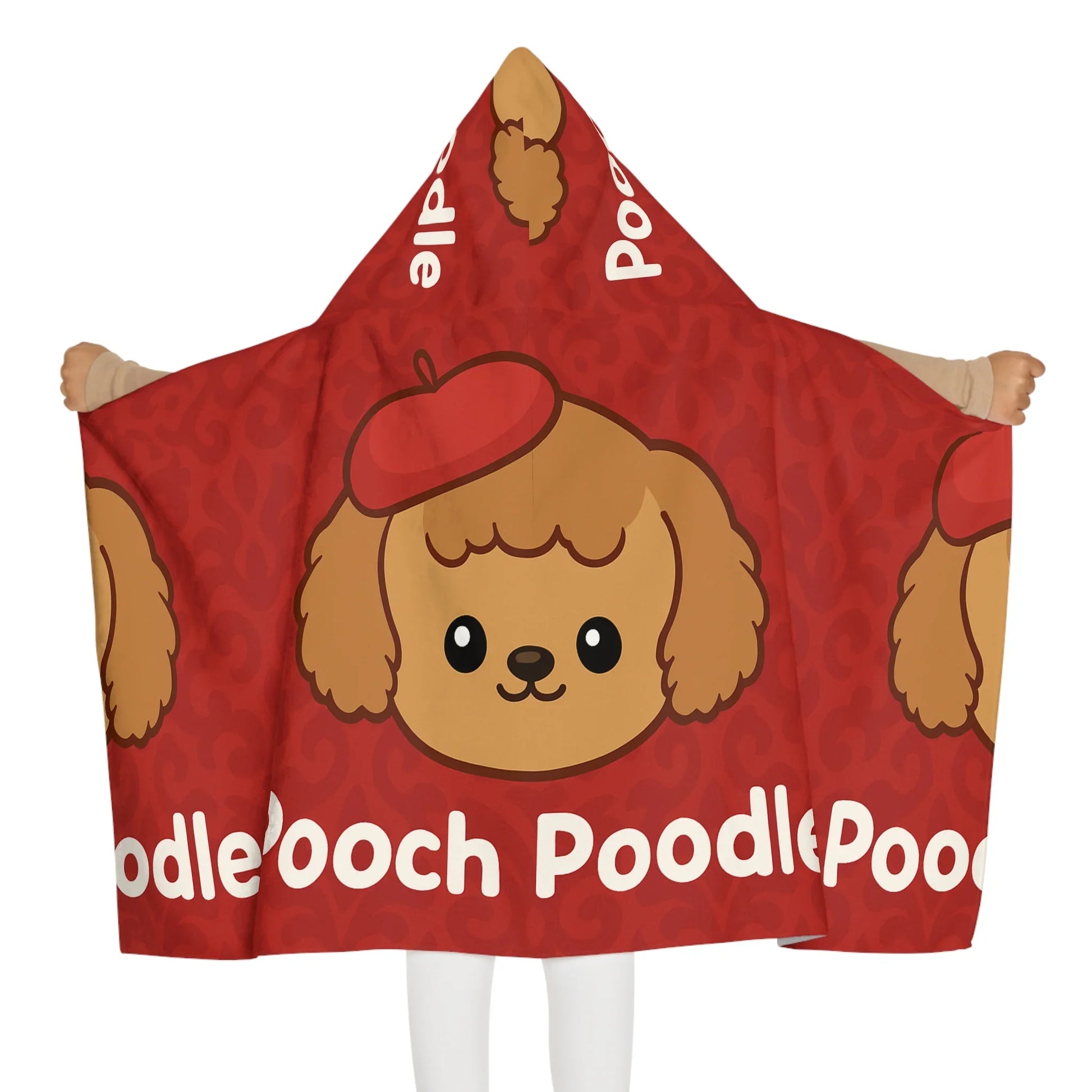 Youth Hooded Towel | Pooch Poodle