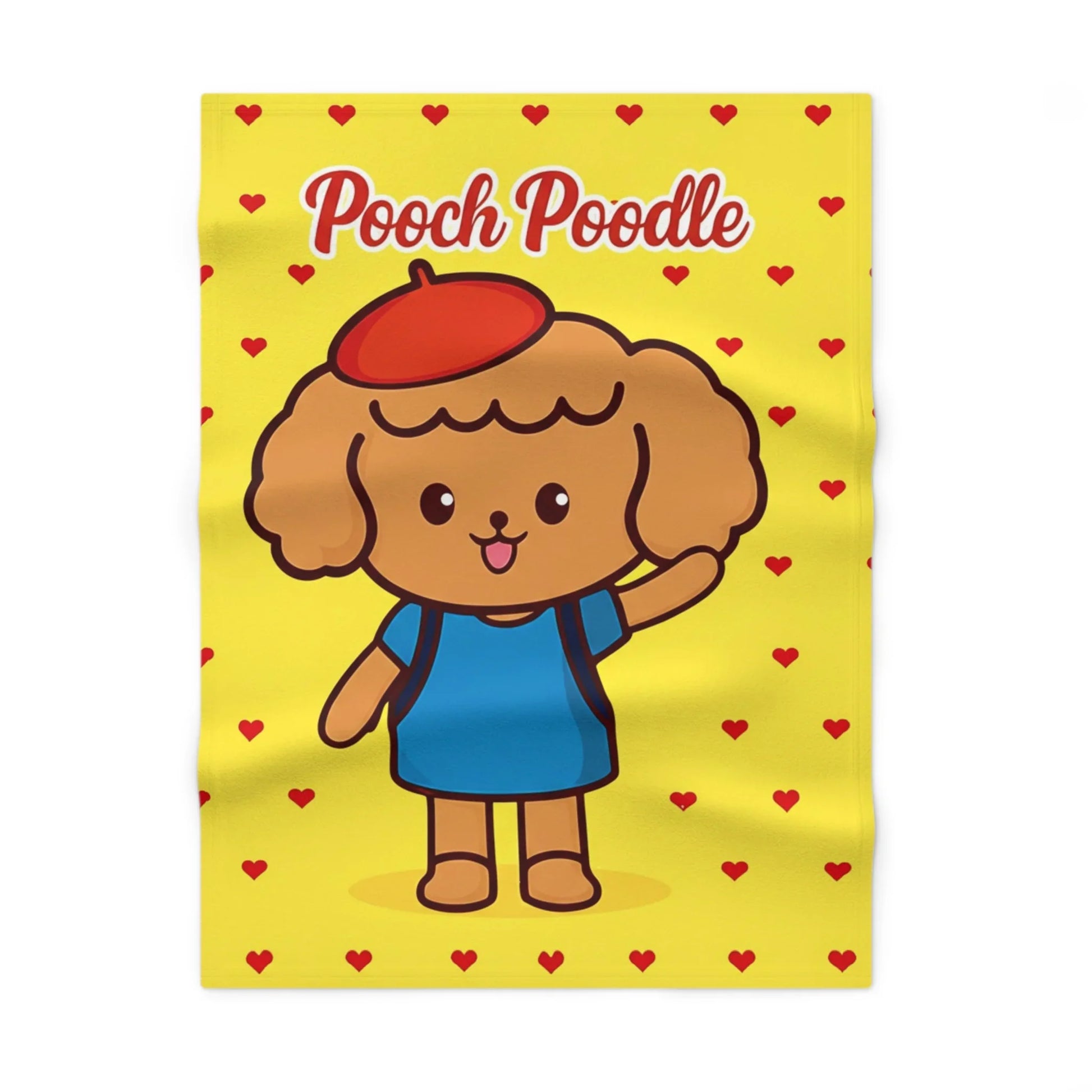 Cute Cozy Soft Fleece Baby Blanket | Pooch Poodle