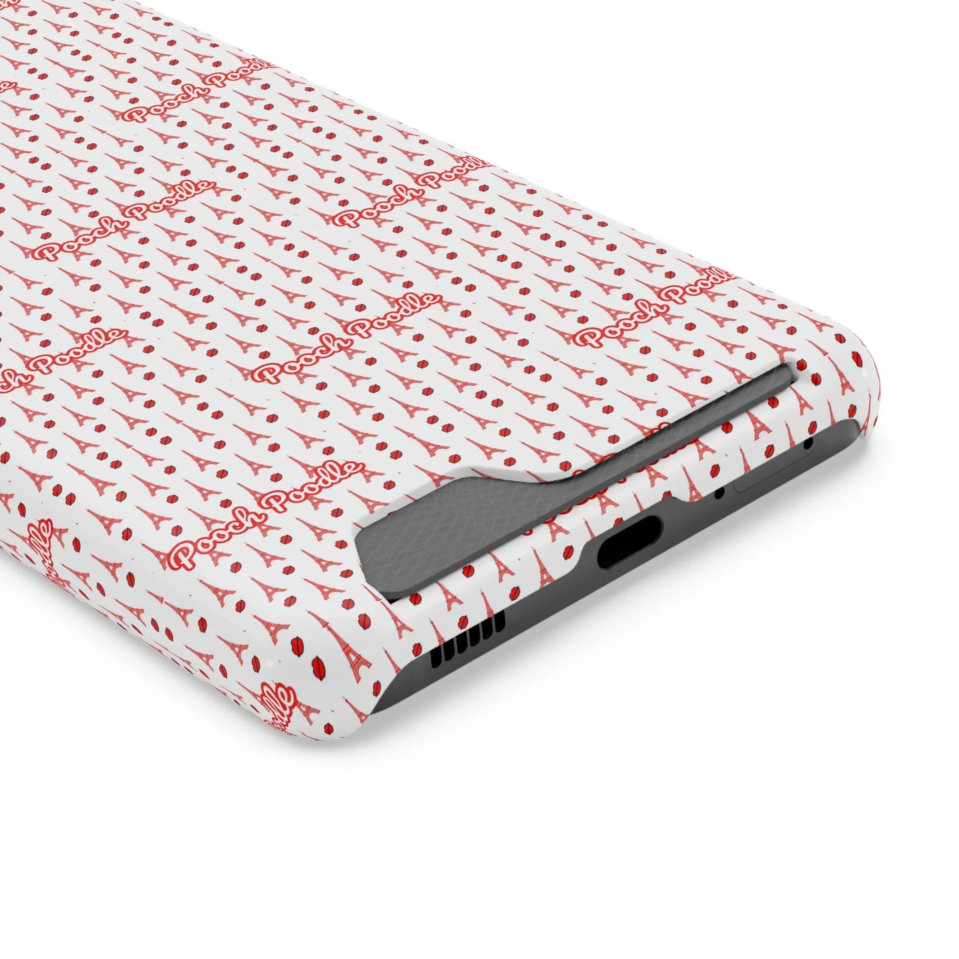 Cute Protective Phone Card Holder Case | Pooch Poodle