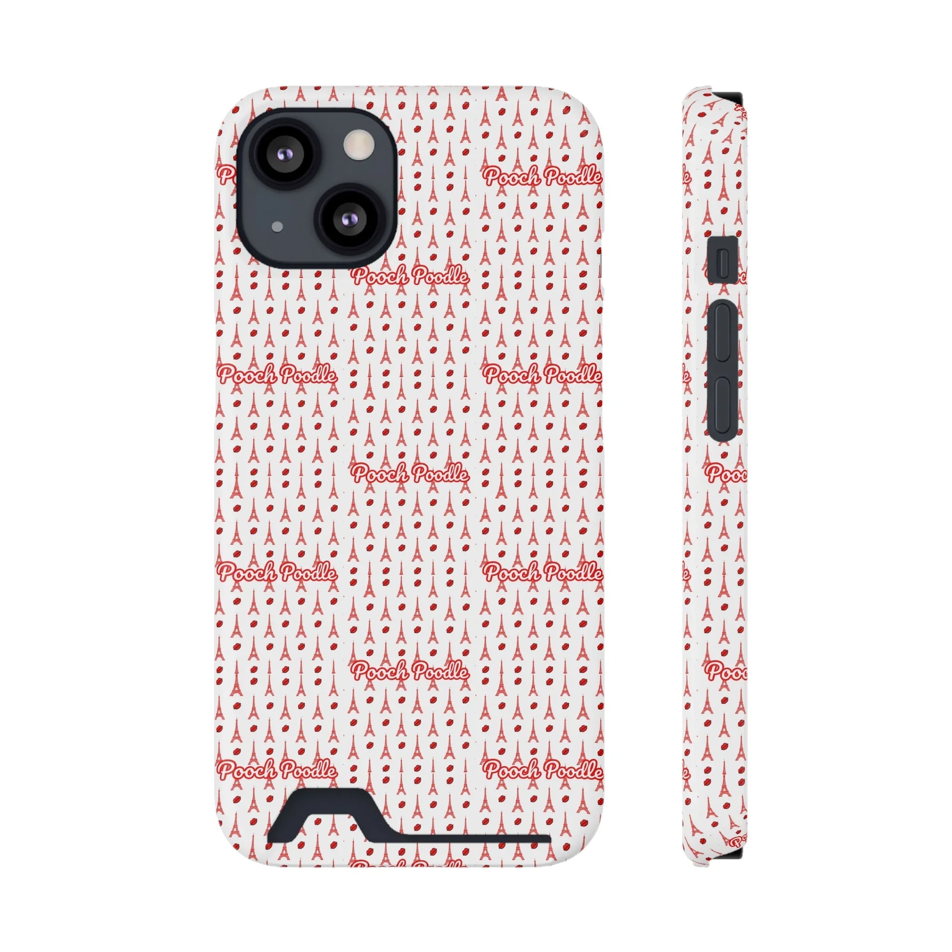 Cute Protective Phone Card Holder Case | Pooch Poodle