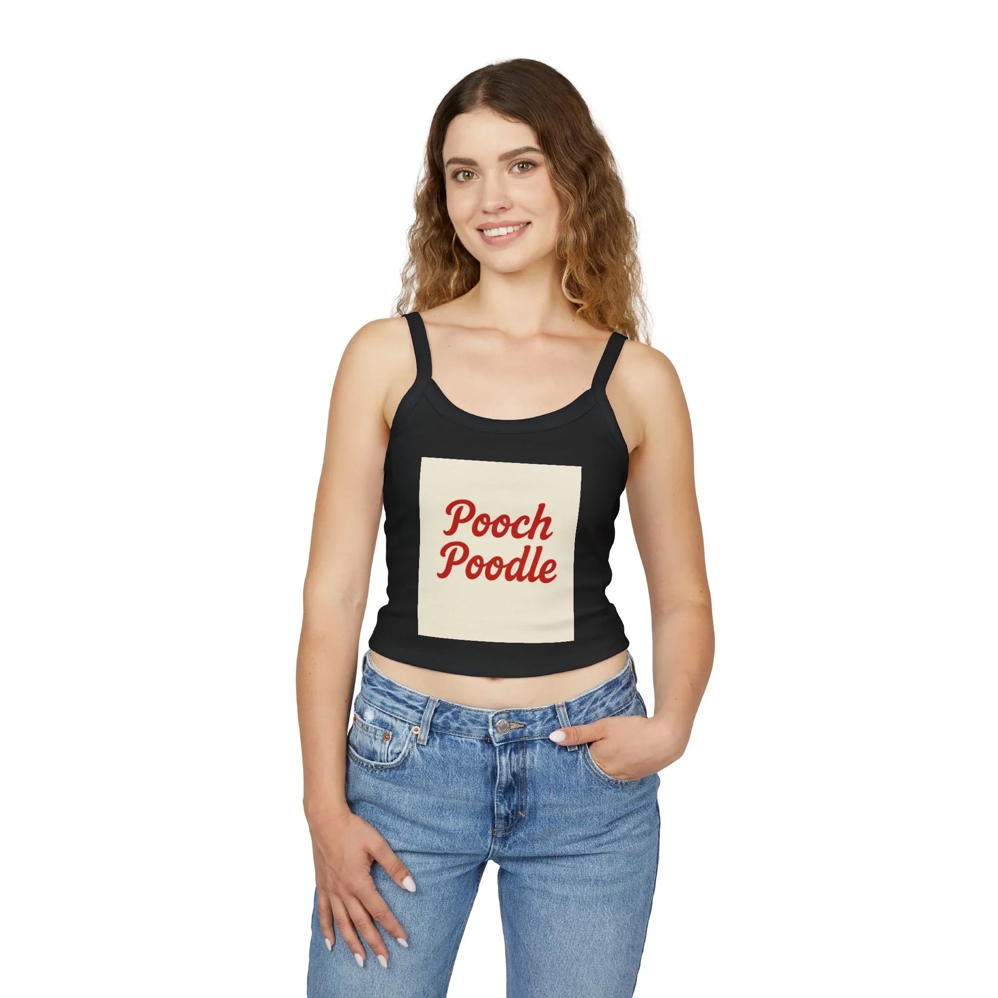 Pooch Poodle Spaghetti Strap Tank Top | Pooch Poodle