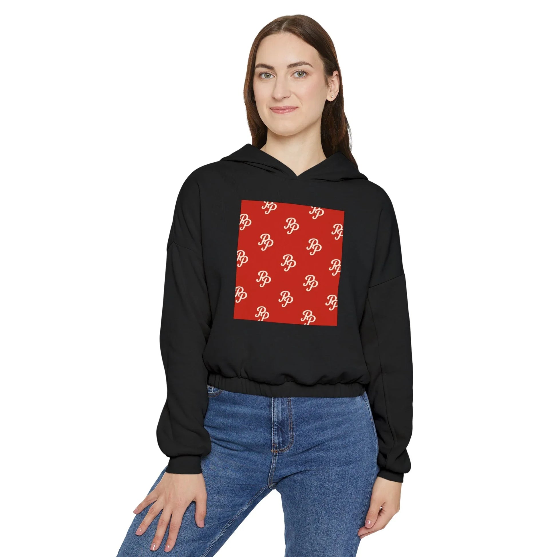 Pooch Poodle Monogram Cinched Hoodie |Pooch Poodle