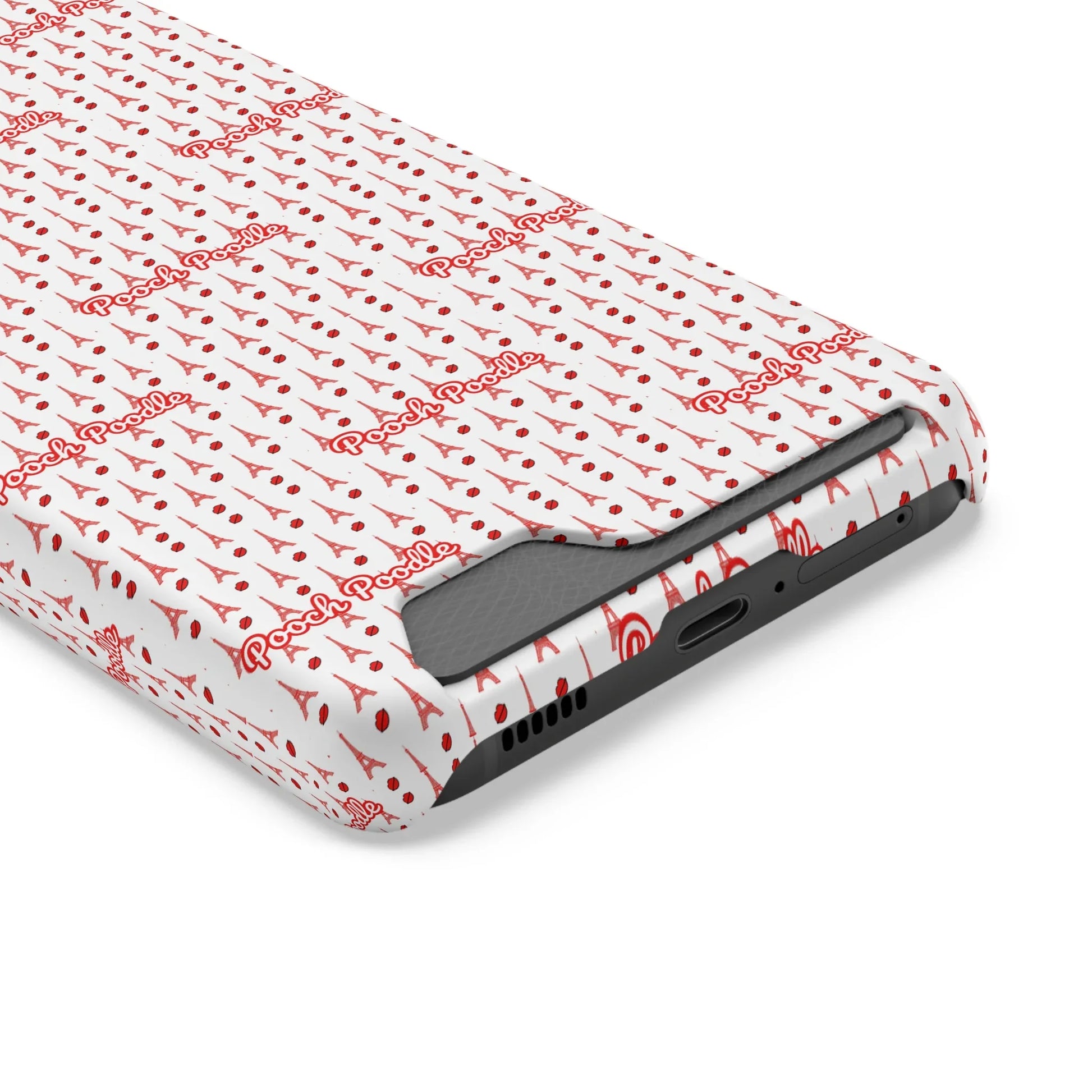 Cute Protective Phone Card Holder Case | Pooch Poodle