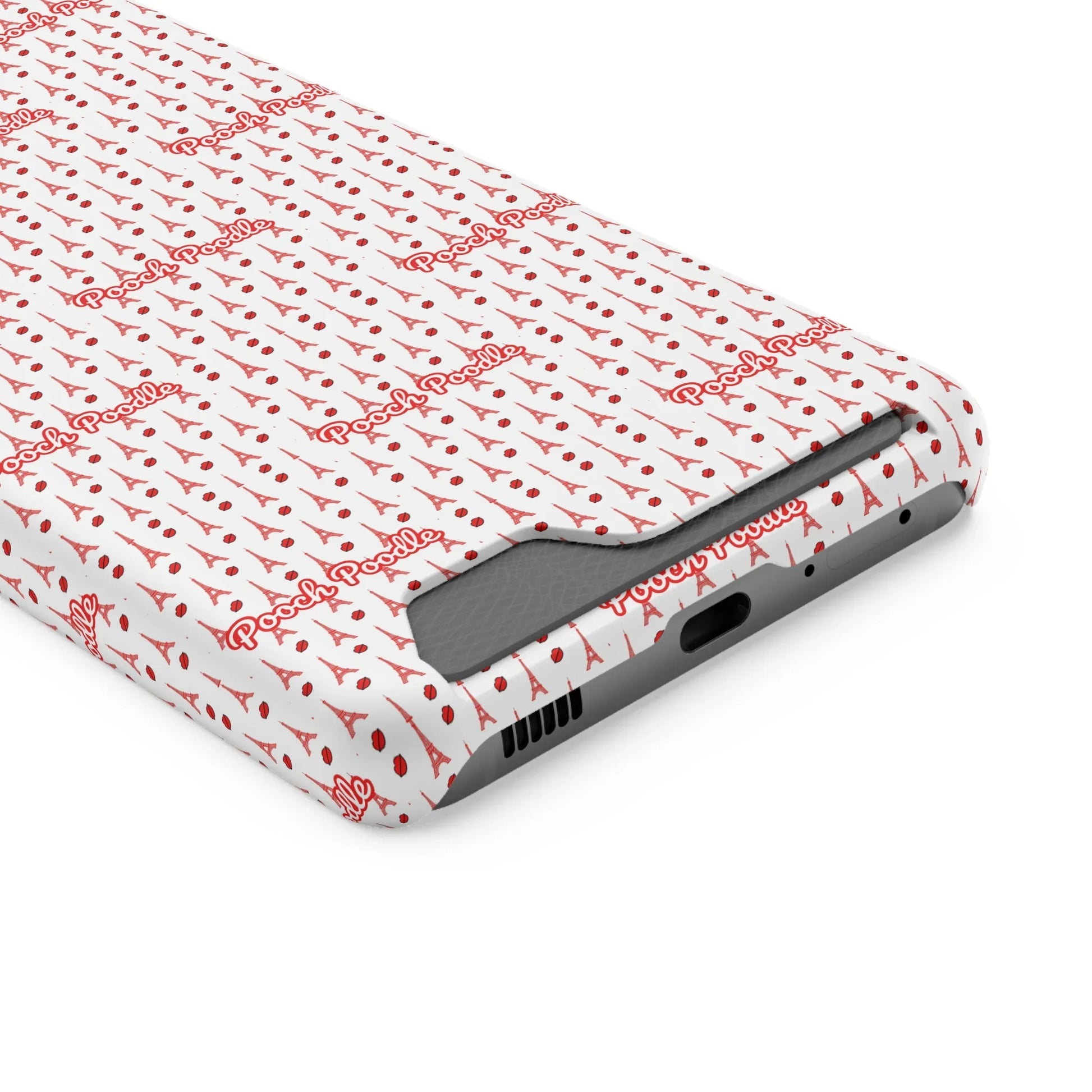 Cute Protective Phone Card Holder Case | Pooch Poodle