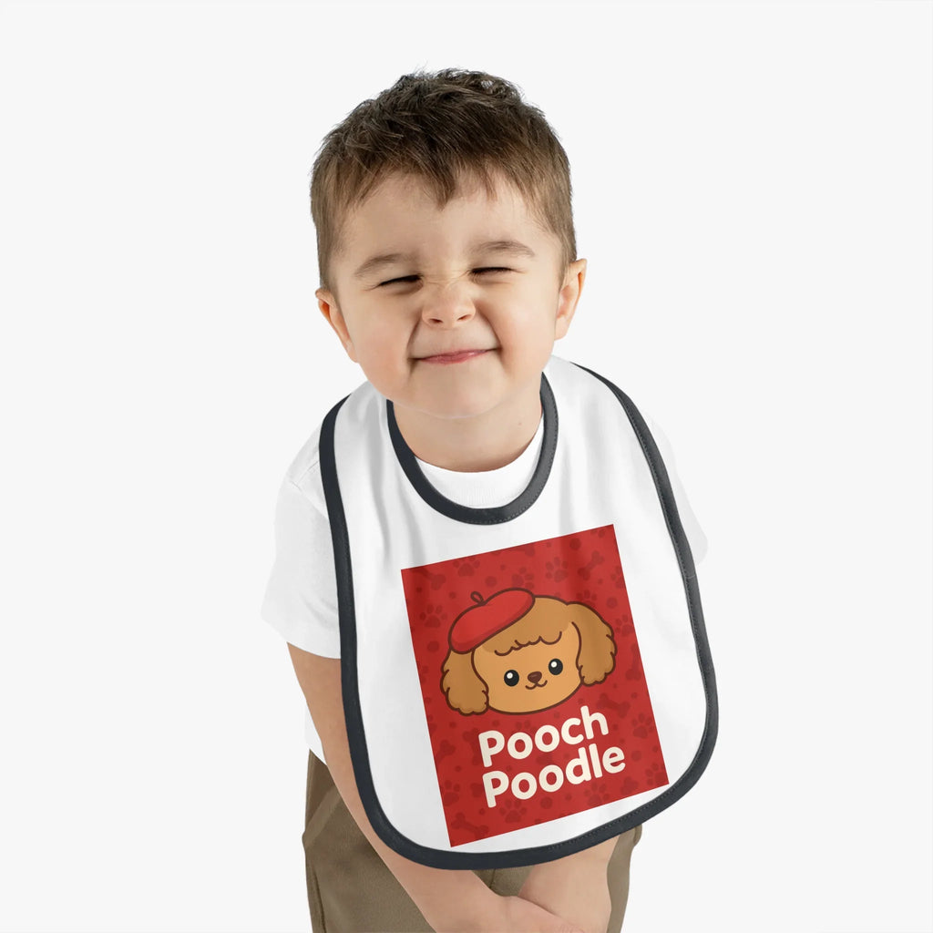 Cute Baby Bib | Pooch Poodle