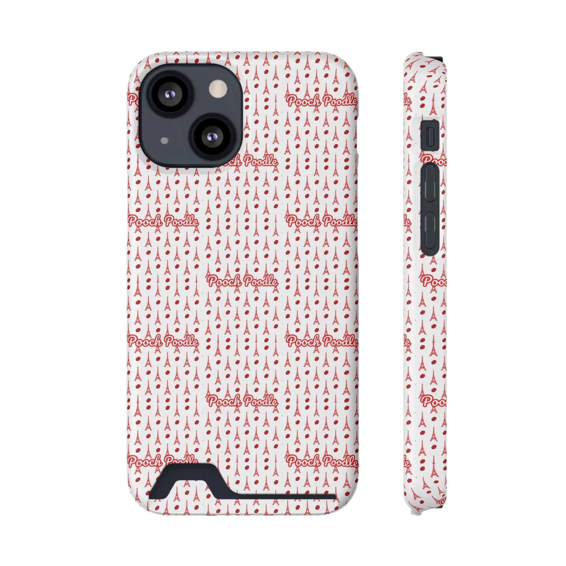 Cute Protective Phone Card Holder Case | Pooch Poodle