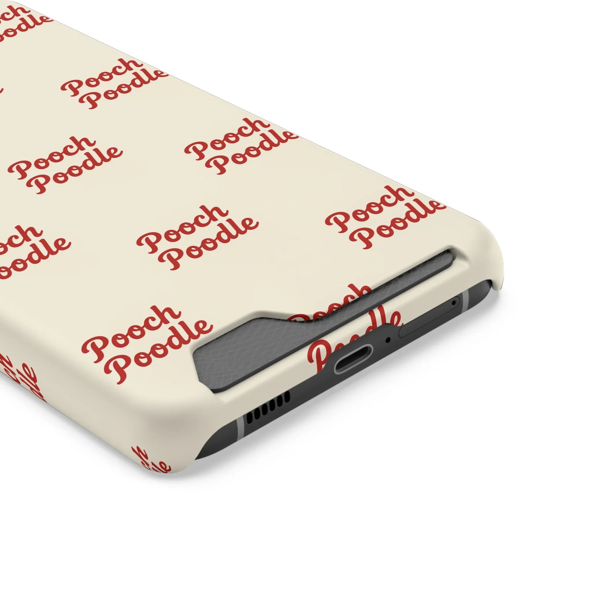 Cute Protective Phone Card Holder Case | Pooch Poodle