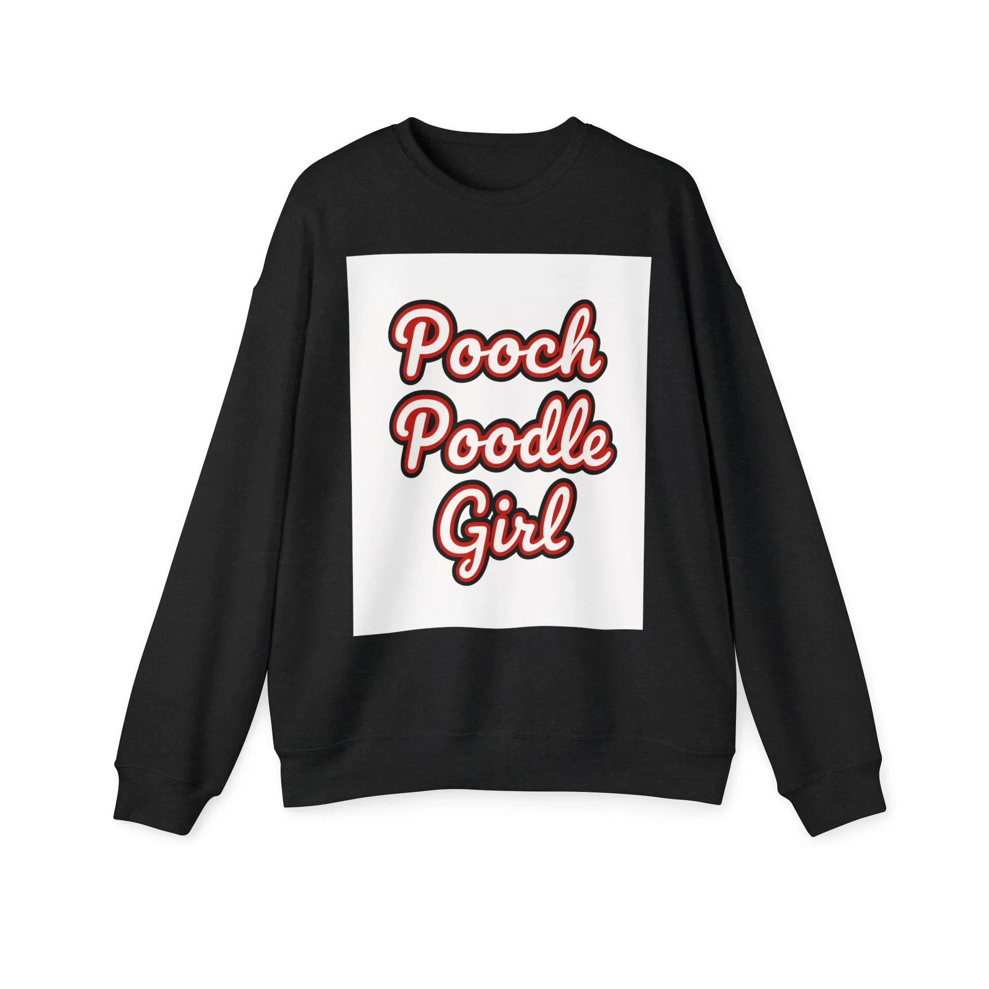Pooch Poodle Girl Sweatshirt| Pooch Poodle