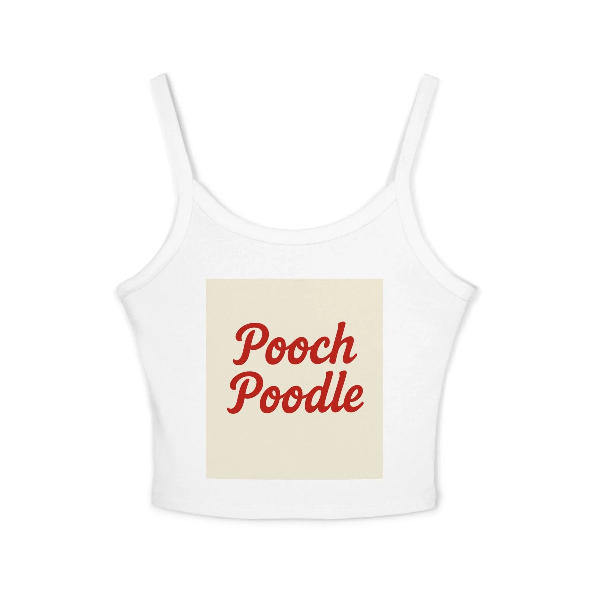 Pooch Poodle Spaghetti Strap Tank Top | Pooch Poodle