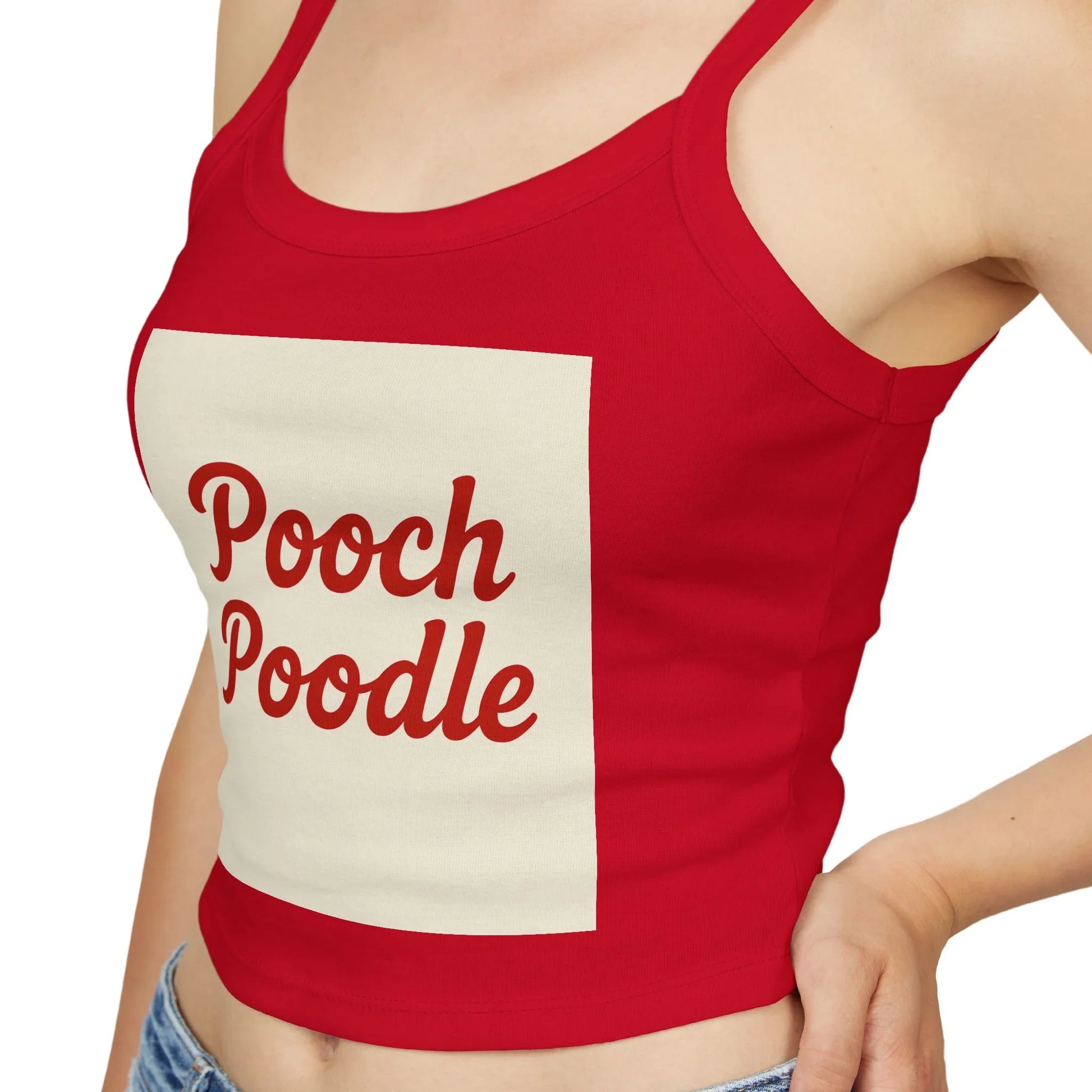 Pooch Poodle Spaghetti Strap Tank Top | Pooch Poodle