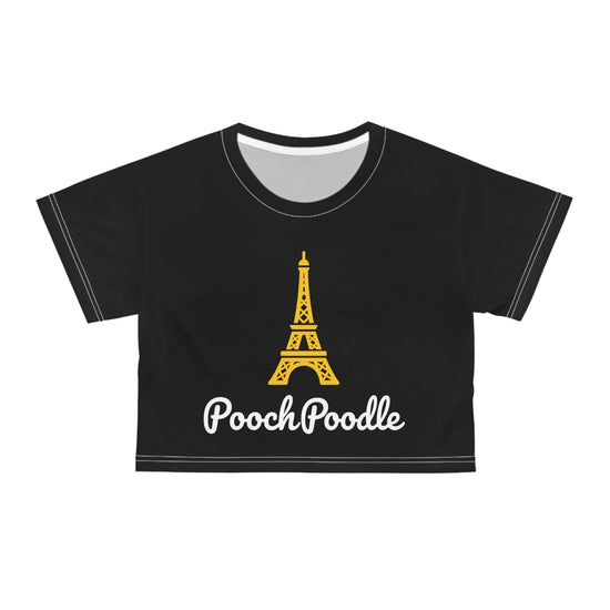 Eiffel Tower Crop T Shirt | Pooch Poodle