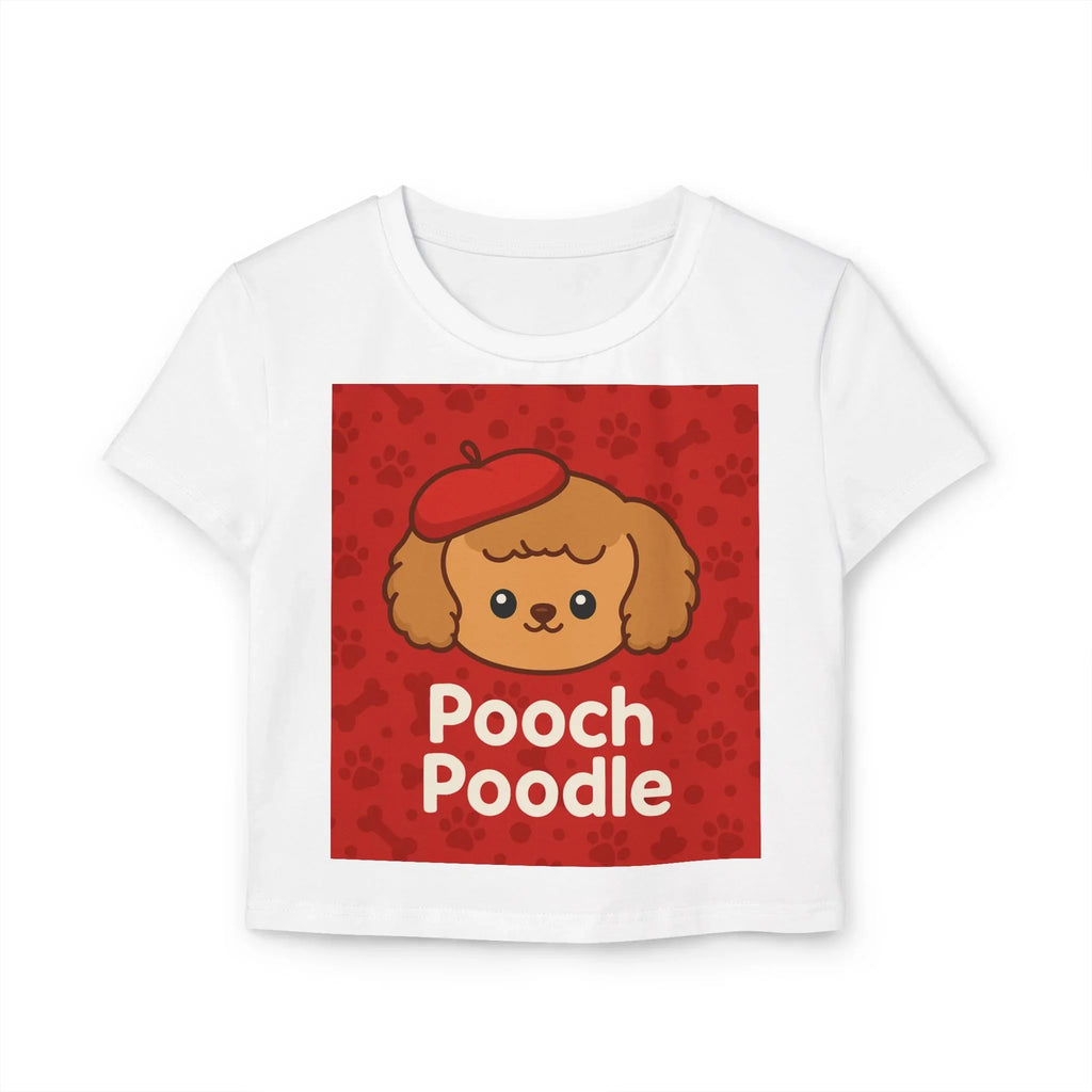 Cute Mascot Baby Tee | Pooch Poodle