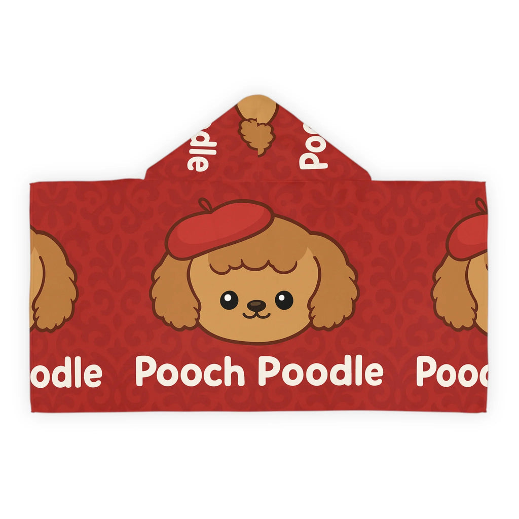 Youth Hooded Towel | Pooch Poodle
