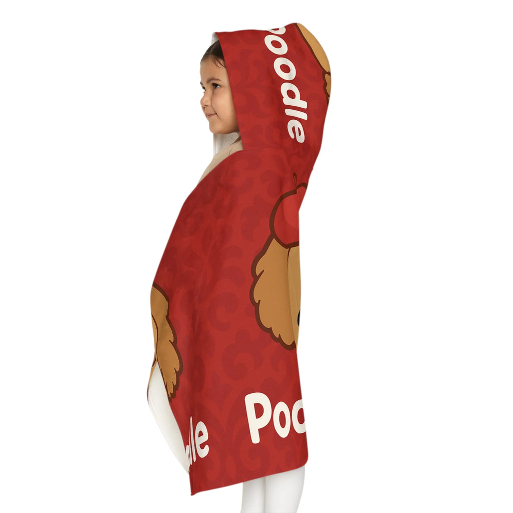 Youth Hooded Towel | Pooch Poodle