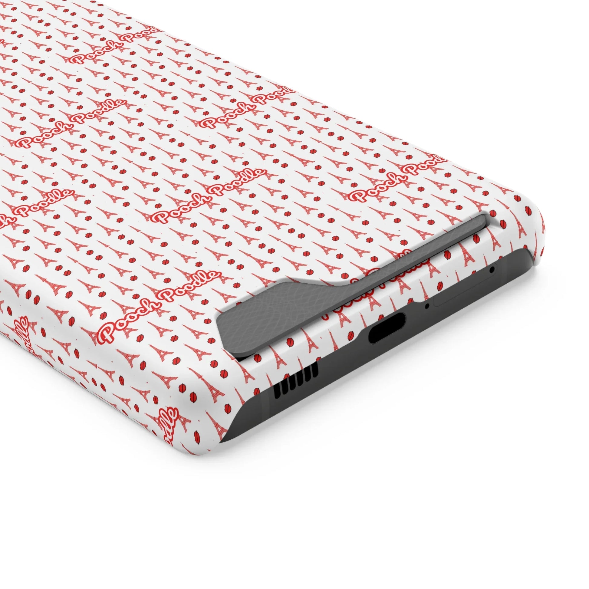 Cute Protective Phone Card Holder Case | Pooch Poodle