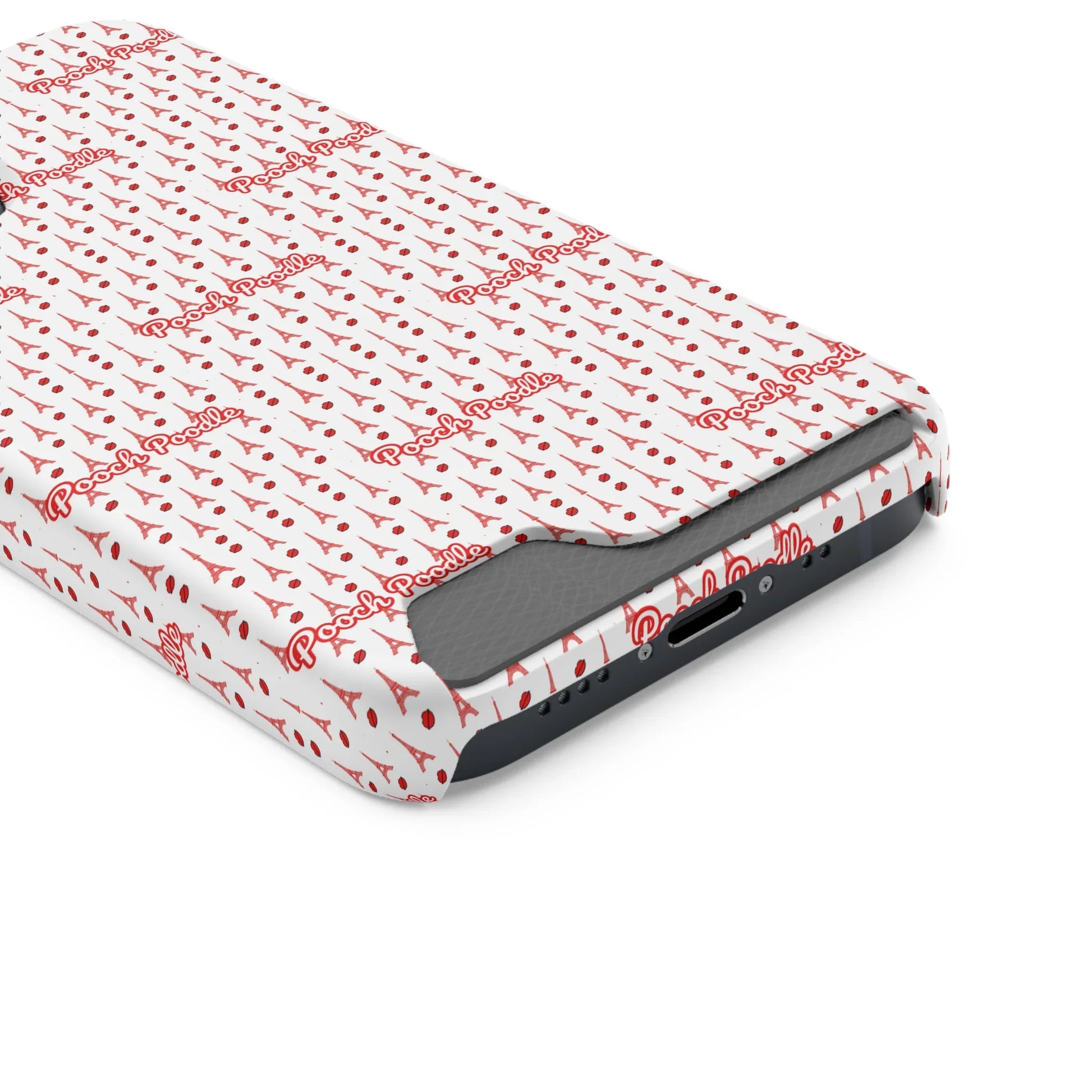 Cute Protective Phone Card Holder Case | Pooch Poodle