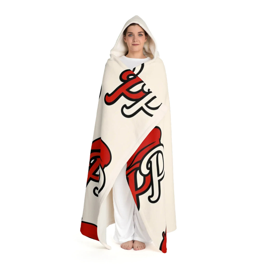 Cozy Hooded Sherpa Fleece Blanket | Pooch Poodle
