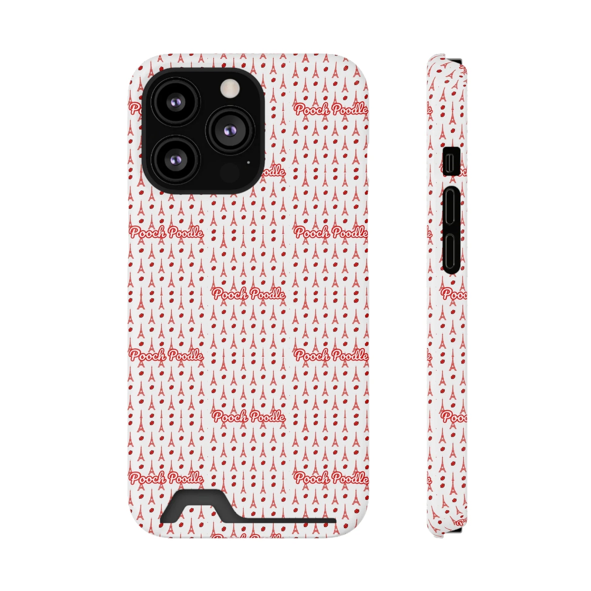 Cute Protective Phone Card Holder Case | Pooch Poodle