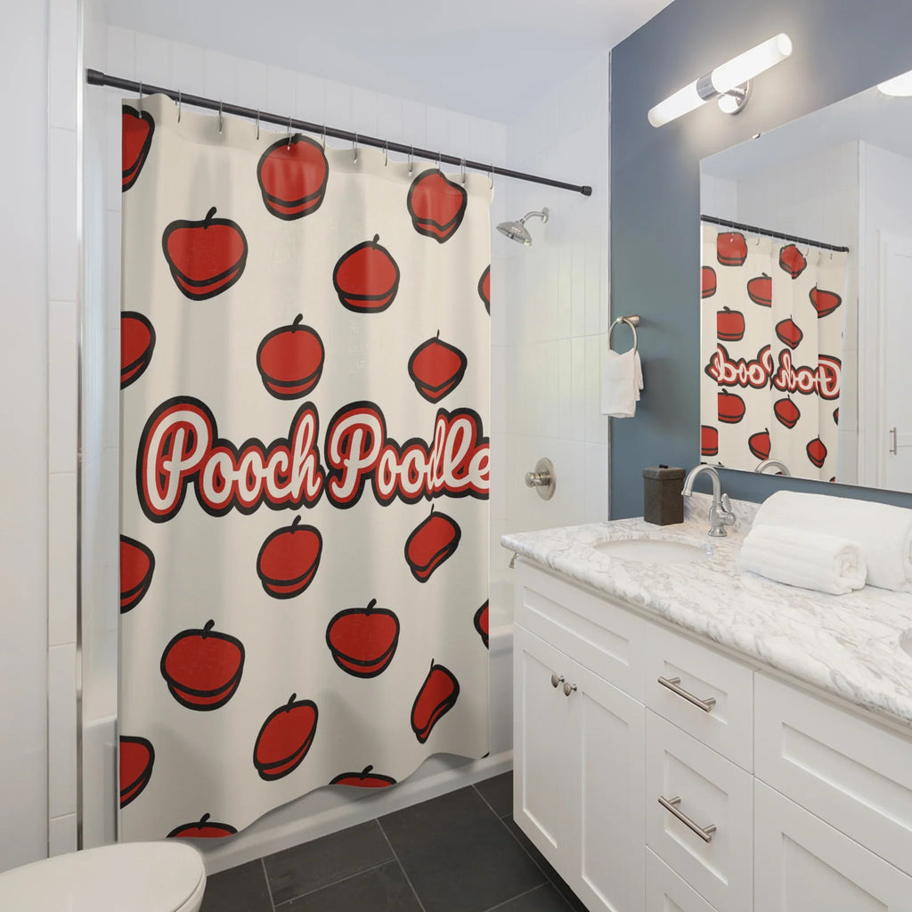 Pooch Poodle Shower Curtain | Pooch Poodle