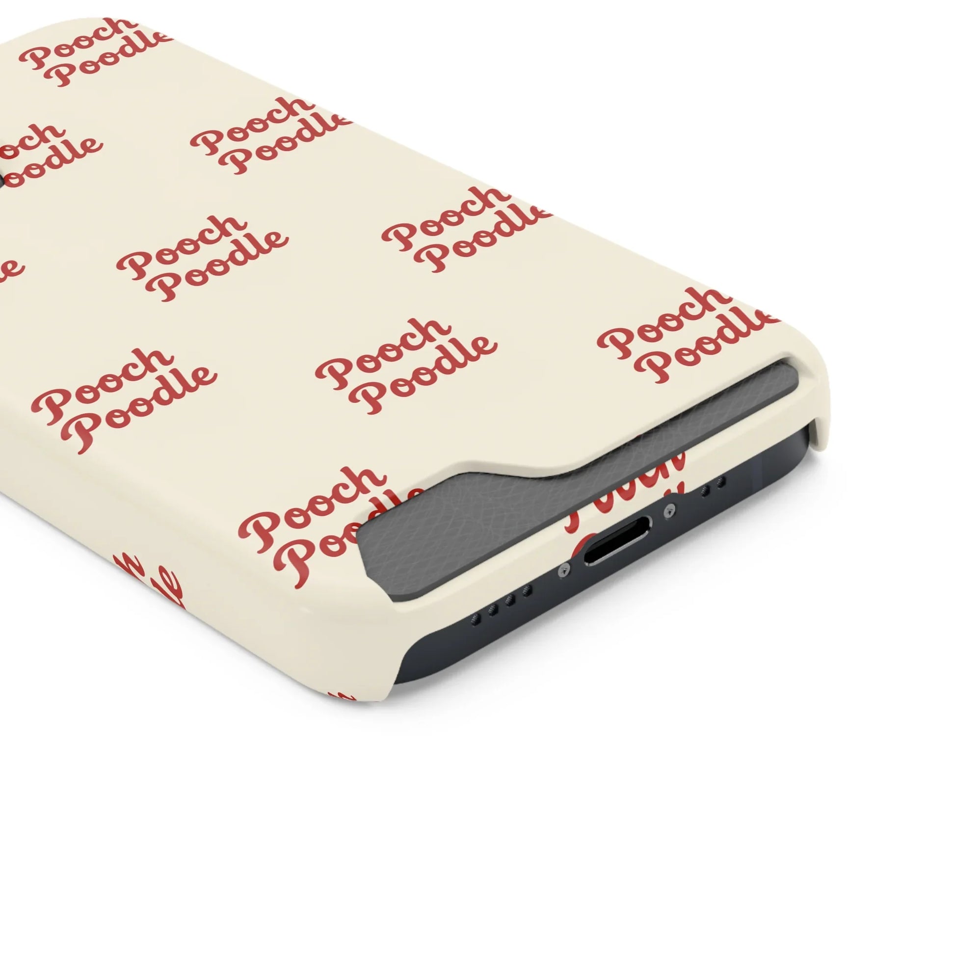 Cute Protective Phone Card Holder Case | Pooch Poodle