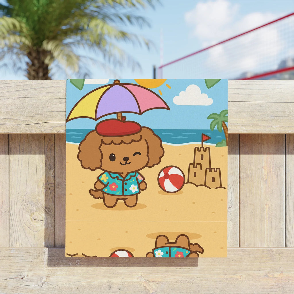 Kids Beach Towel | Pooch Poodle