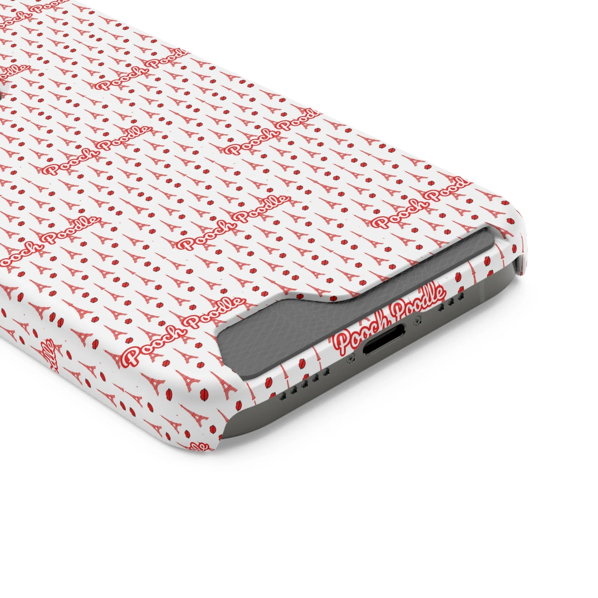 Cute Protective Phone Card Holder Case | Pooch Poodle