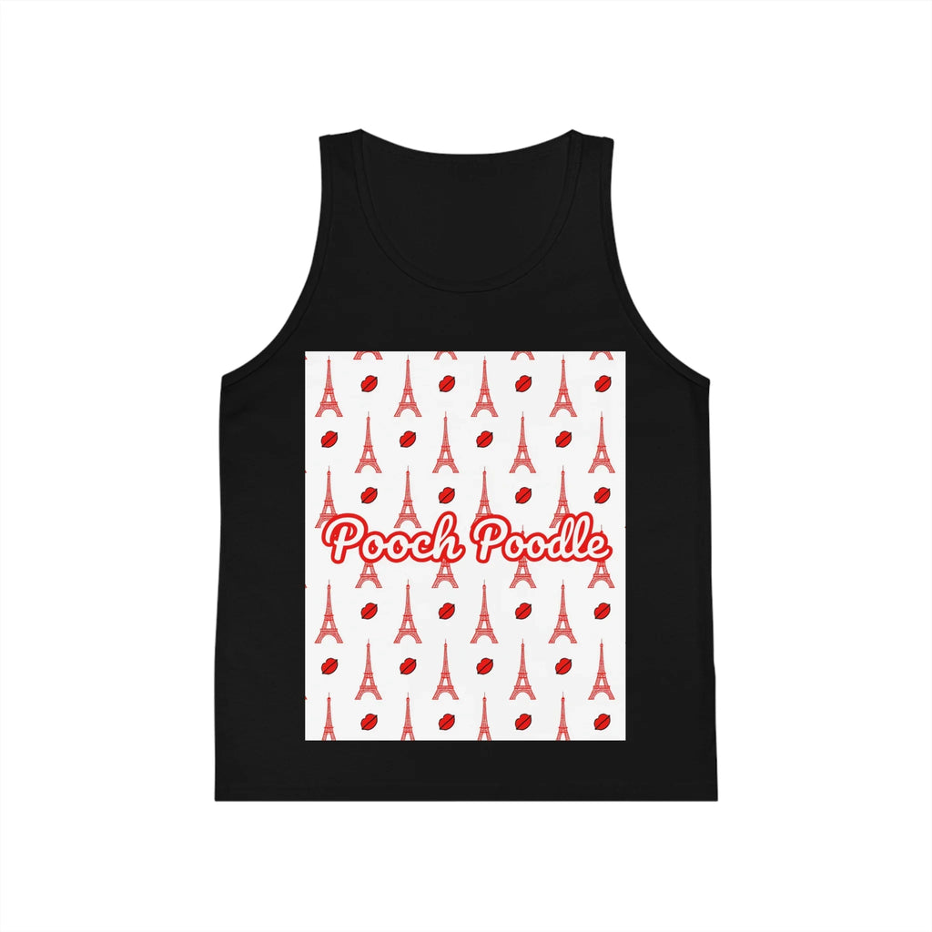 Eiffel Tower Kids Tank Top | Pooch Poodle