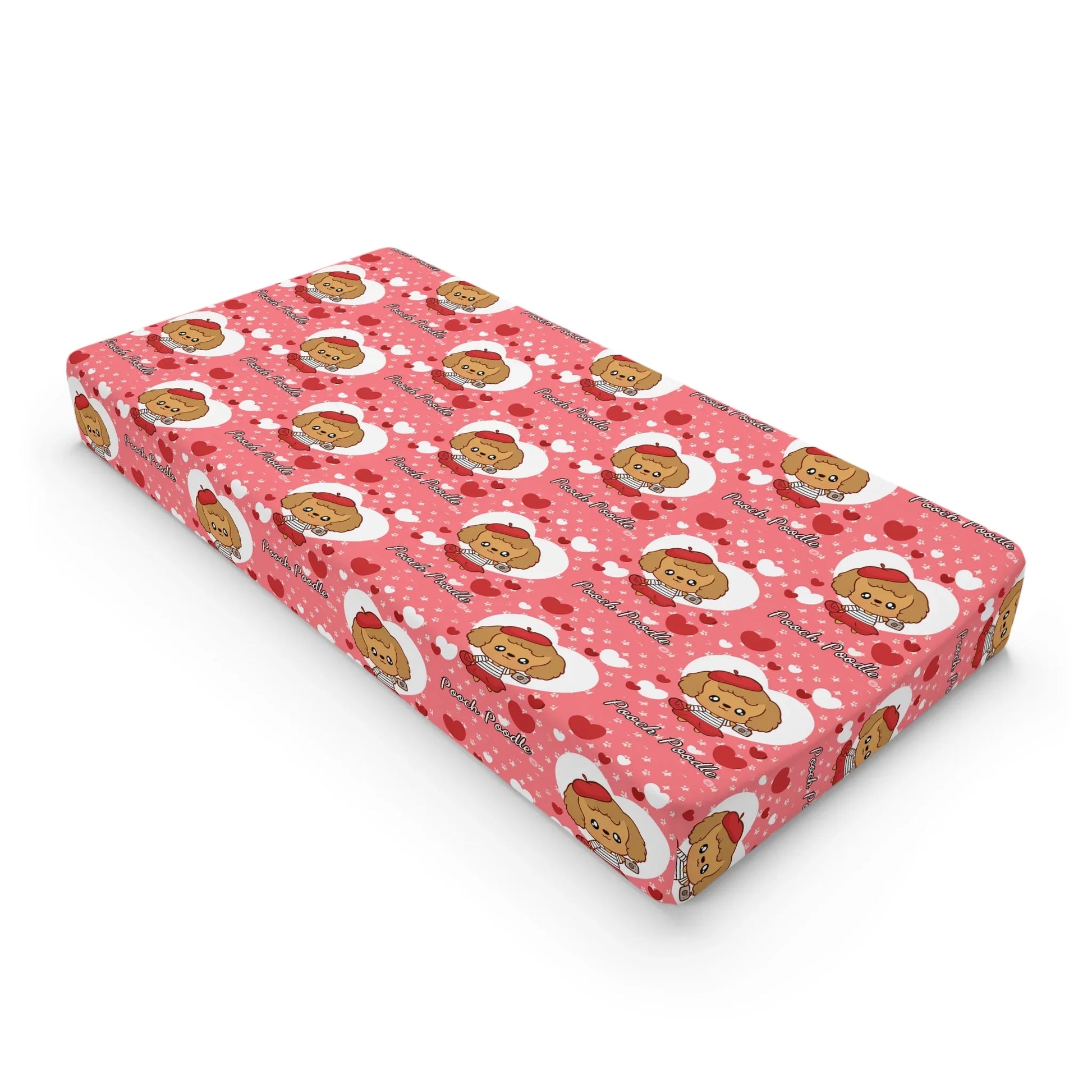 Cute Baby Changing Pad Cover | Pooch Poodle