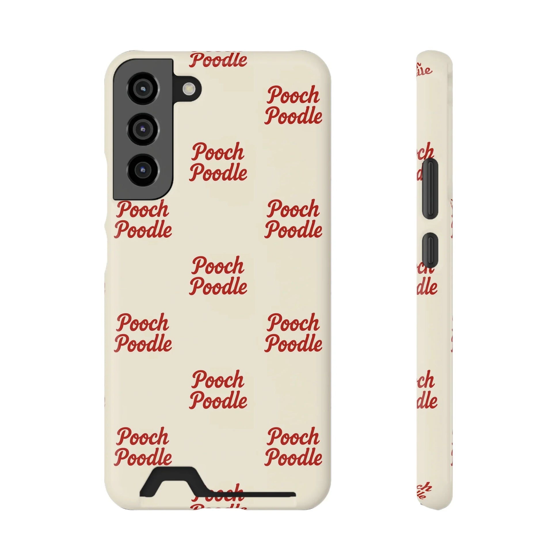 Cute Protective Phone Card Holder Case | Pooch Poodle