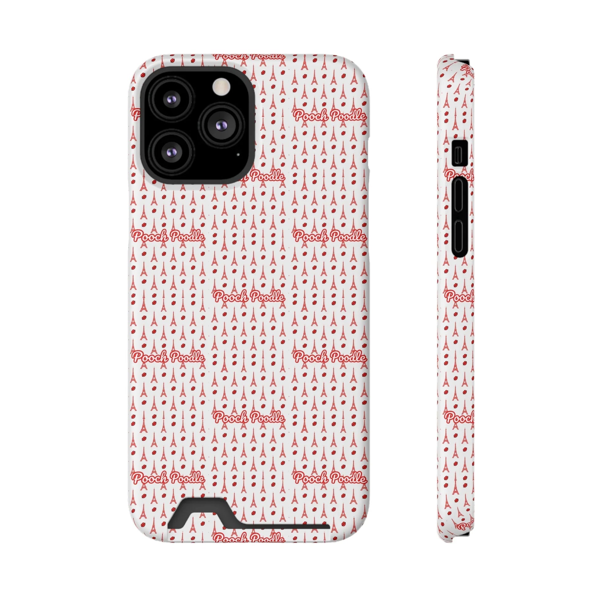 Cute Protective Phone Card Holder Case | Pooch Poodle