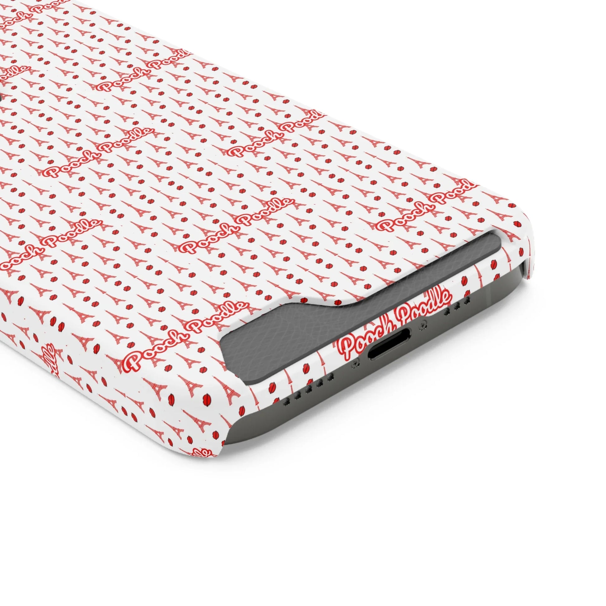 Cute Protective Phone Card Holder Case | Pooch Poodle