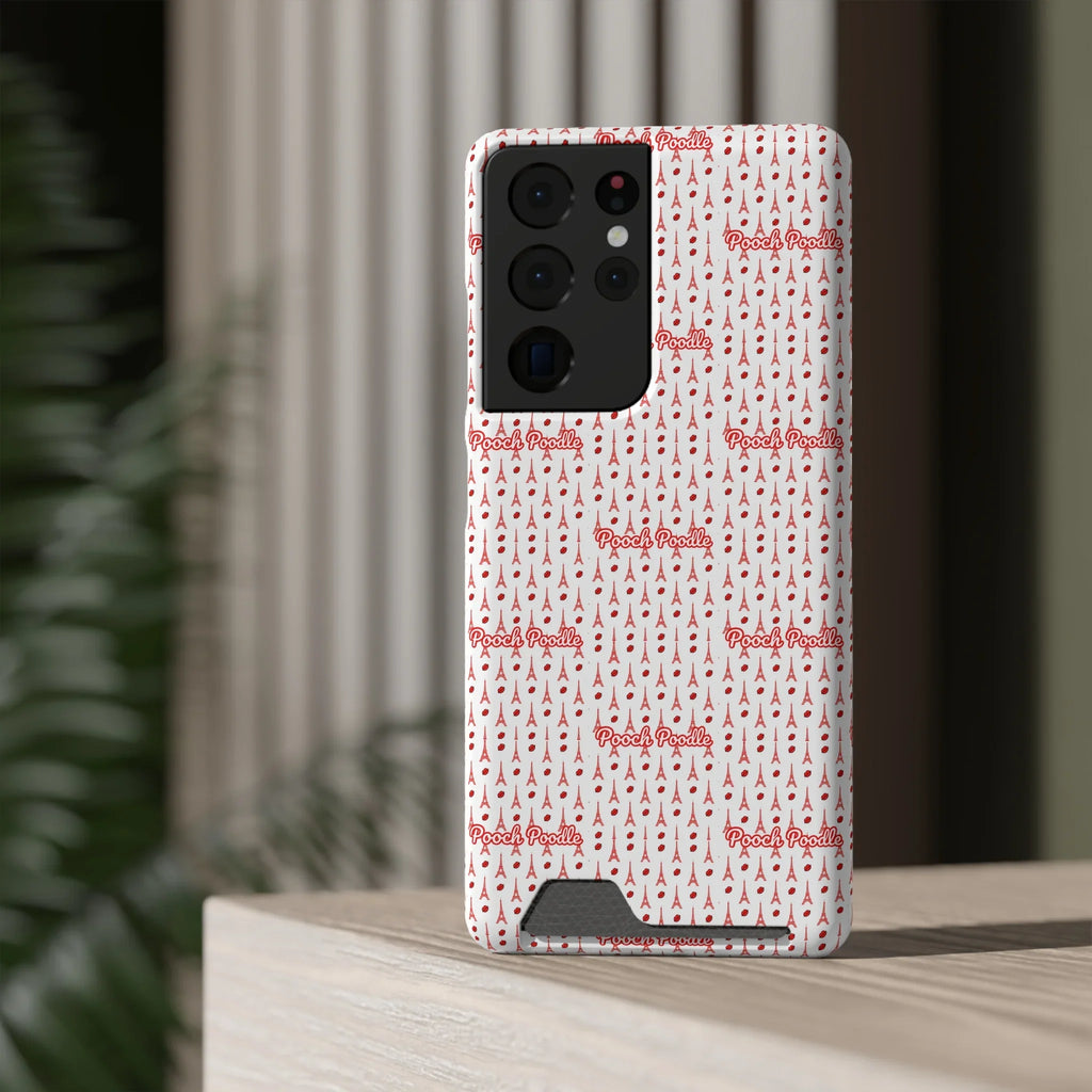 Cute Protective Phone Card Holder Case | Pooch Poodle