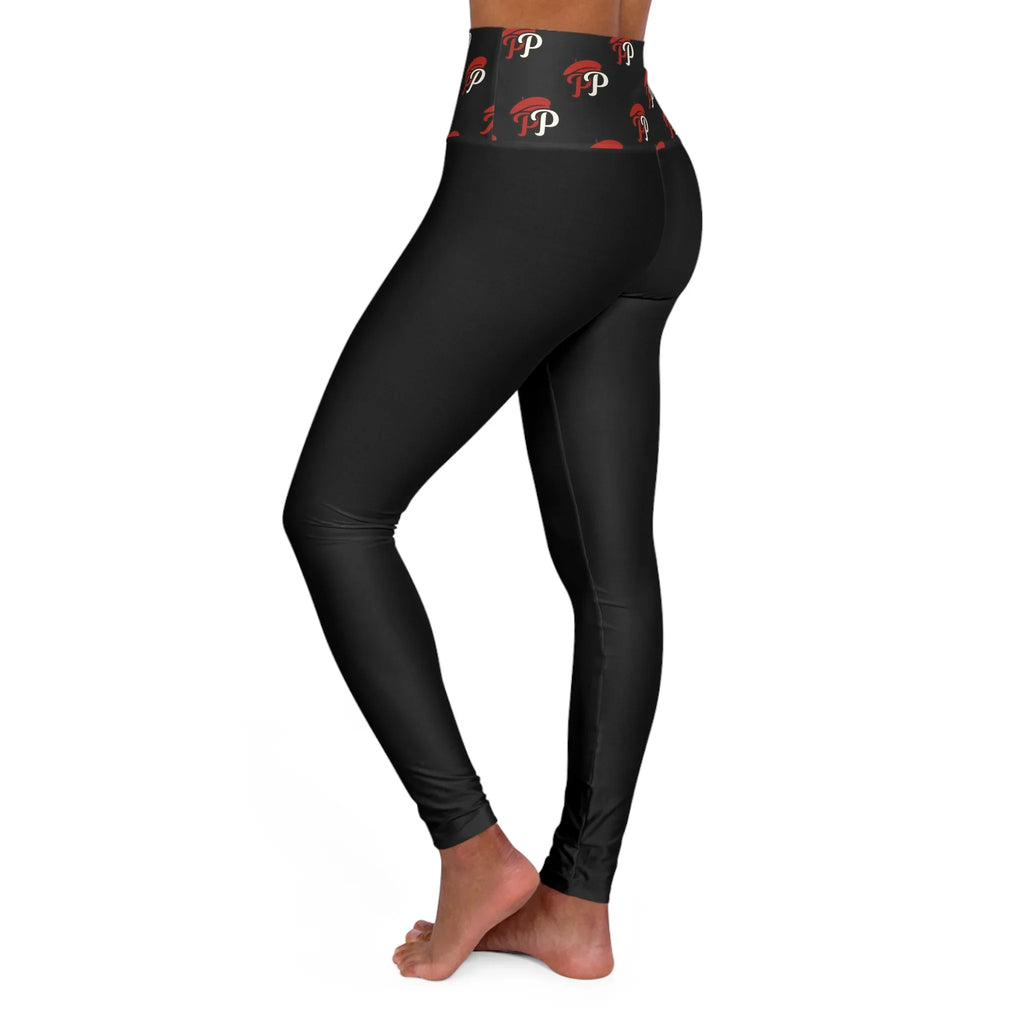Cute High Waisted Yoga  Leggings | Pooch Poodle