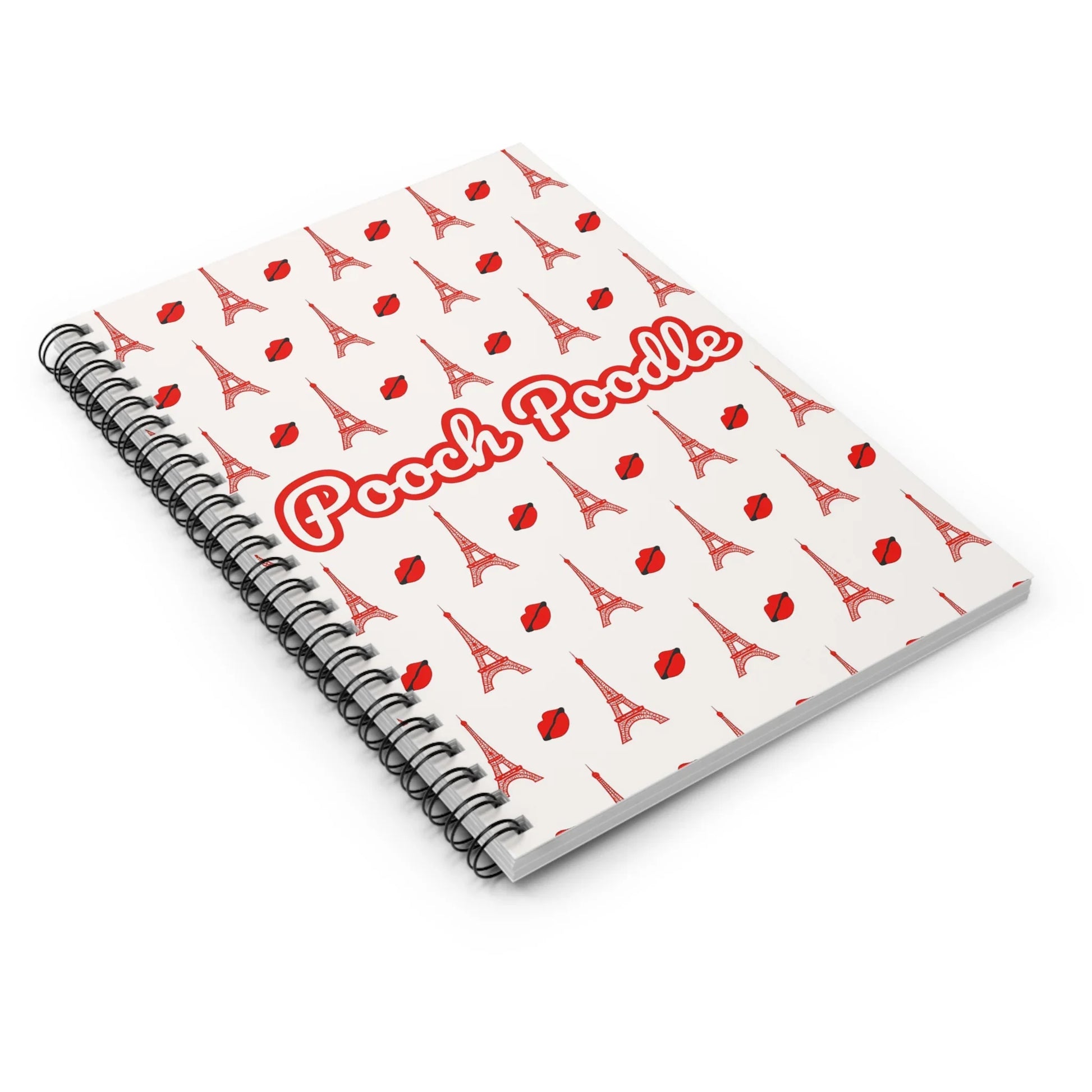 Pooch Poodle Paris Spiral Notebook | Pooch Poodle