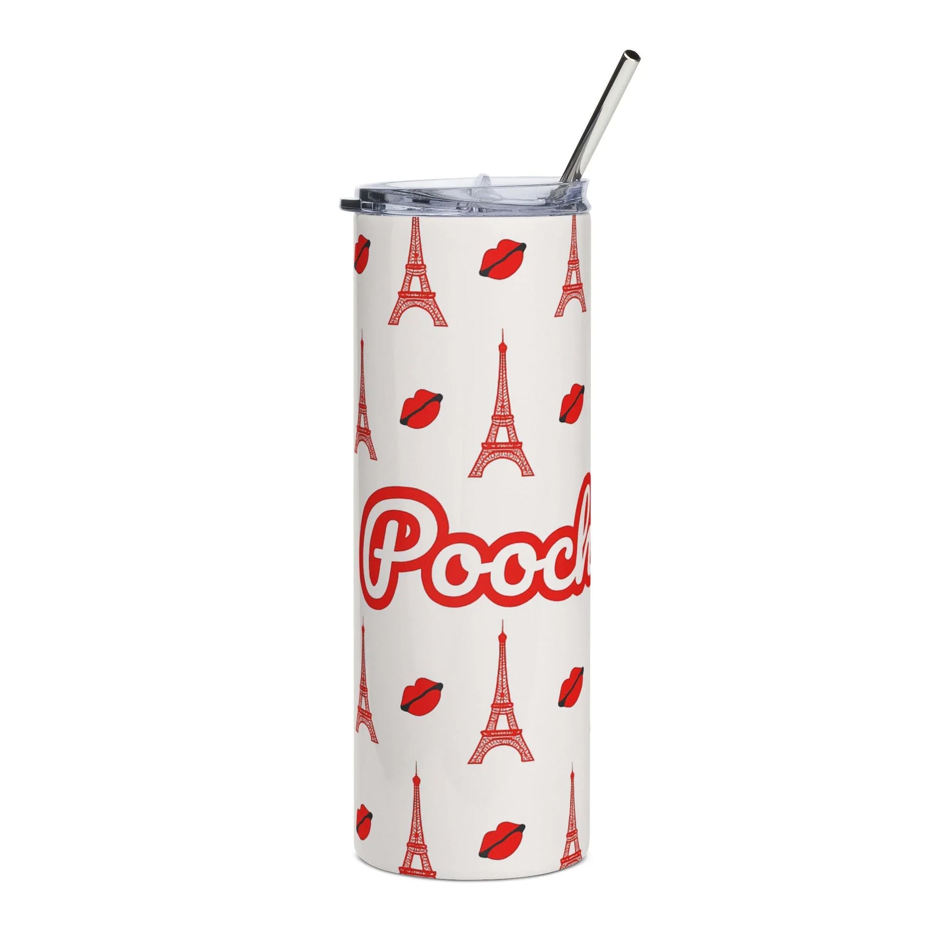 Parisian Stainless Steel Travel Tumbler 20oz | Pooch Poodle