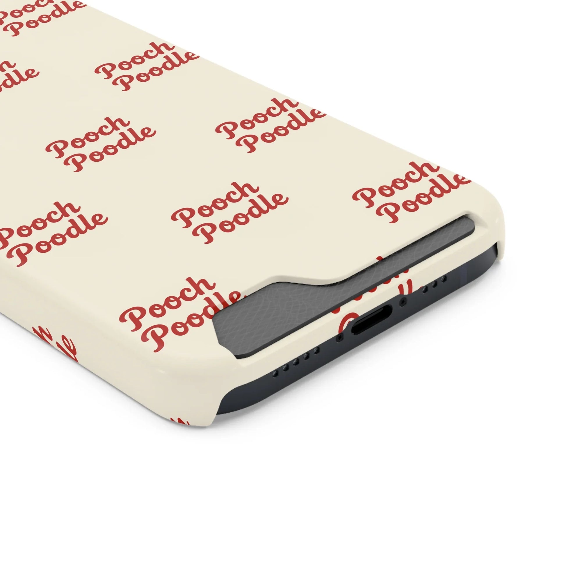 Cute Protective Phone Card Holder Case | Pooch Poodle