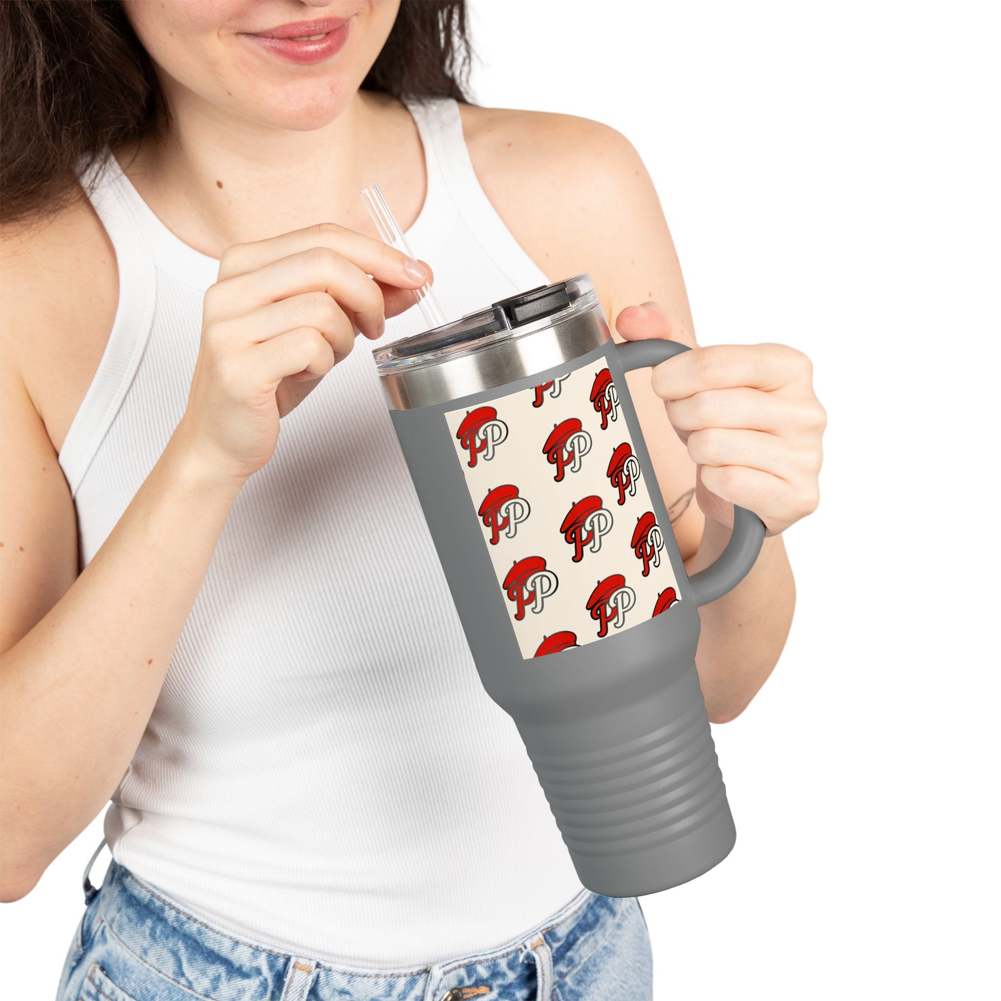 Insulated 40 oz Travel Tumbler | Pooch Poodle