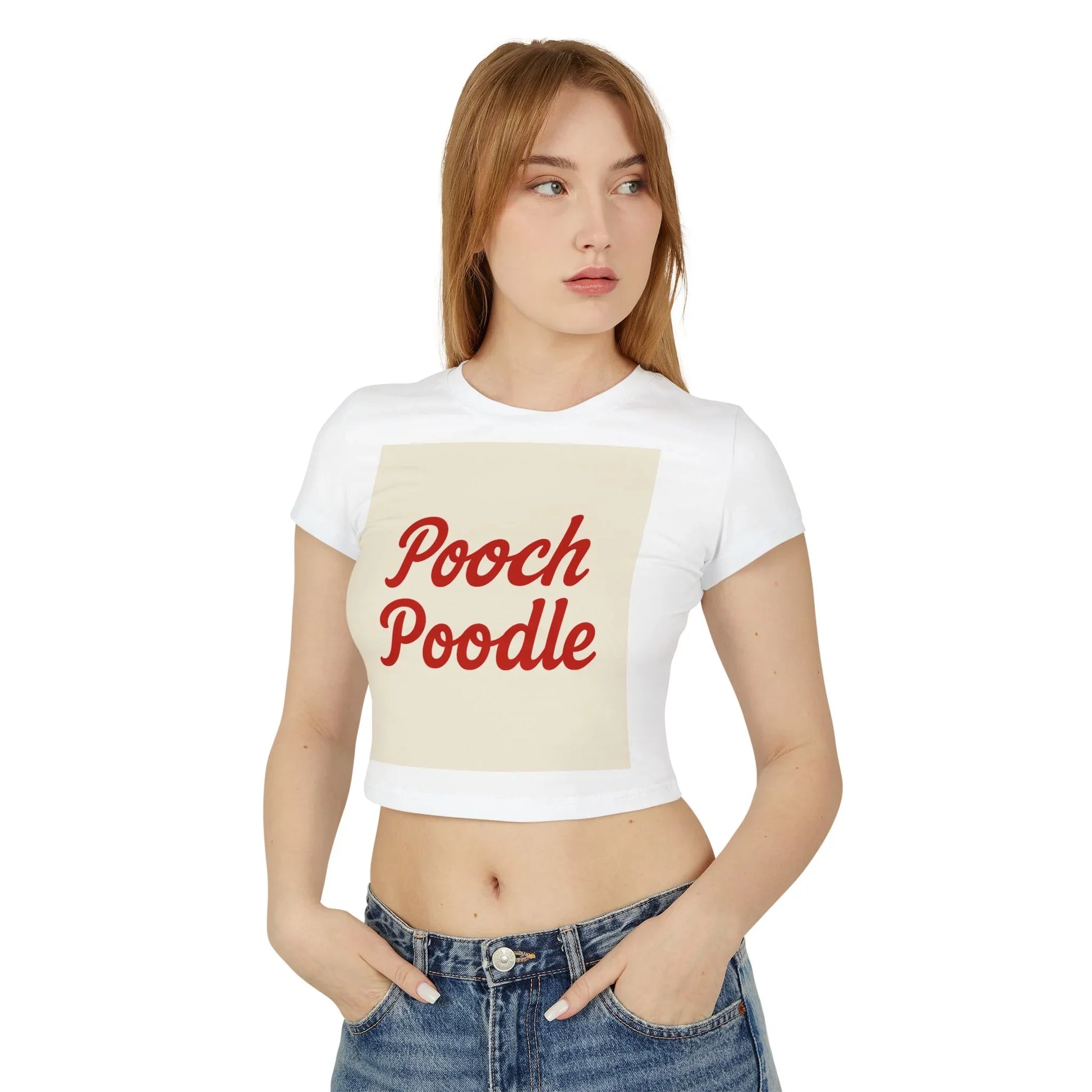Cute Graphic Baby Tee | Pooch Poodle