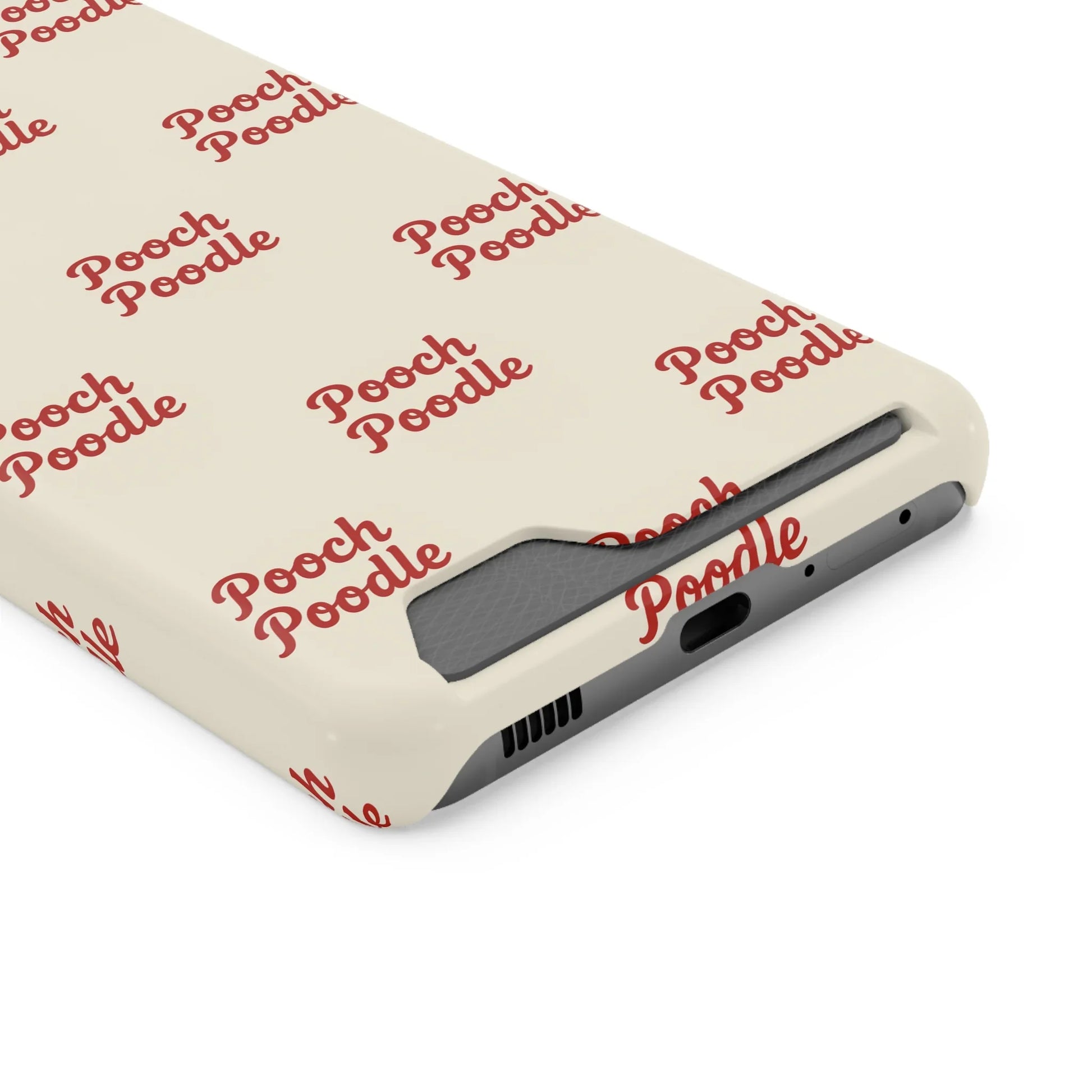 Cute Protective Phone Card Holder Case | Pooch Poodle