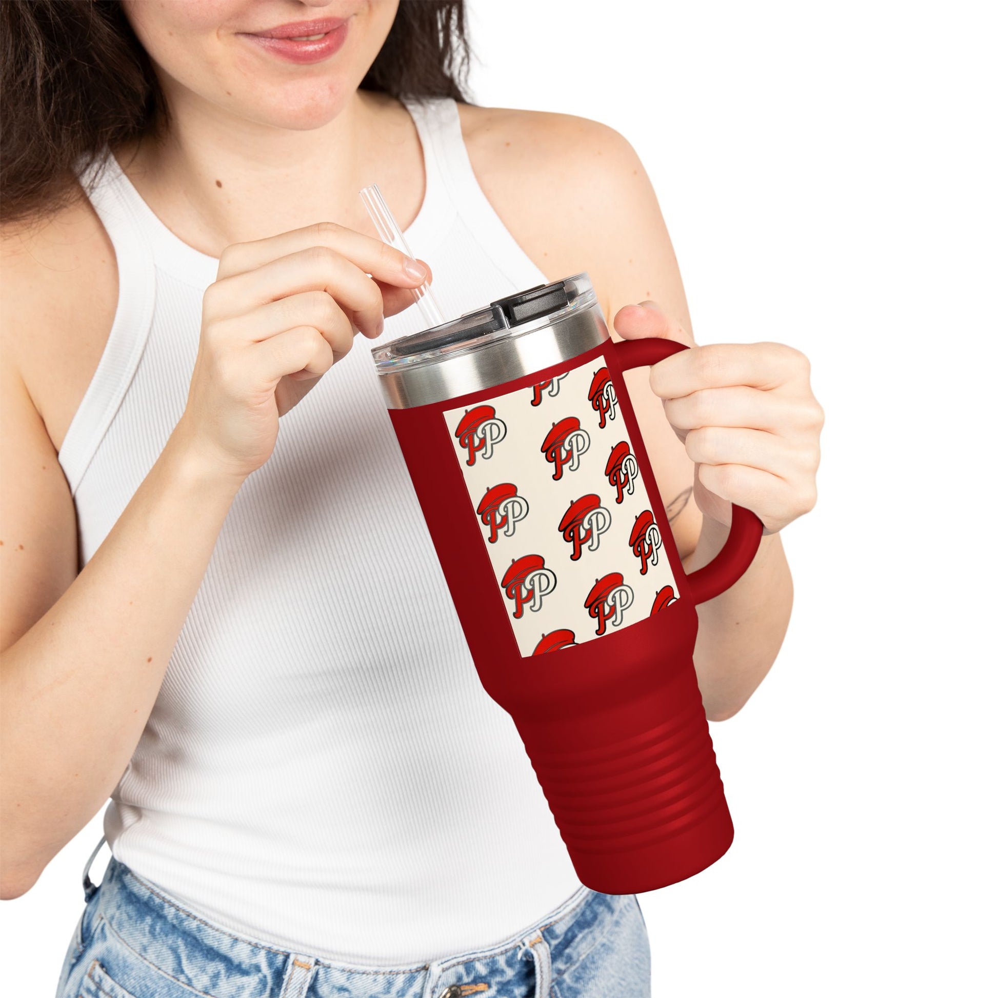 Insulated 40 oz Travel Tumbler | Pooch Poodle