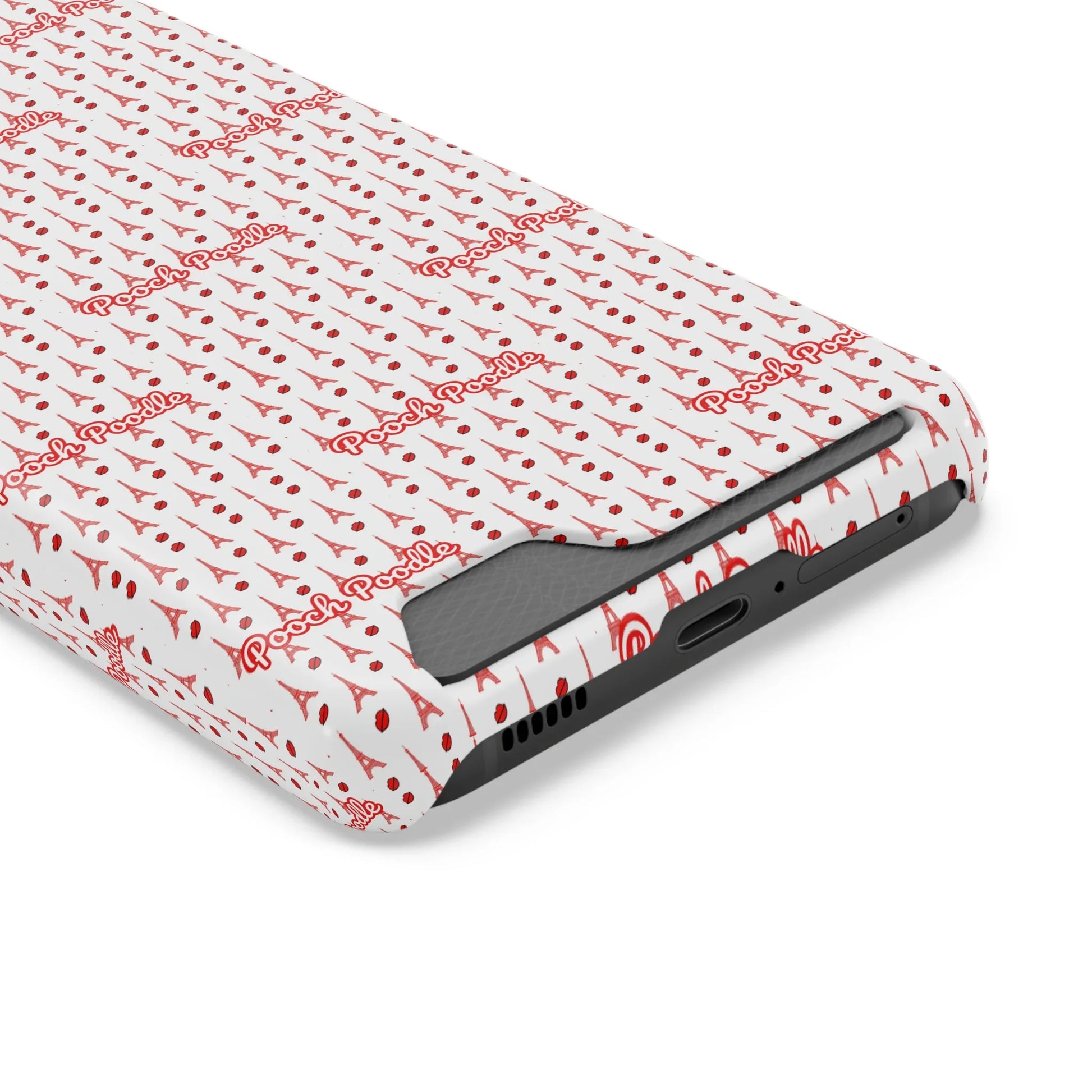 Cute Protective Phone Card Holder Case | Pooch Poodle