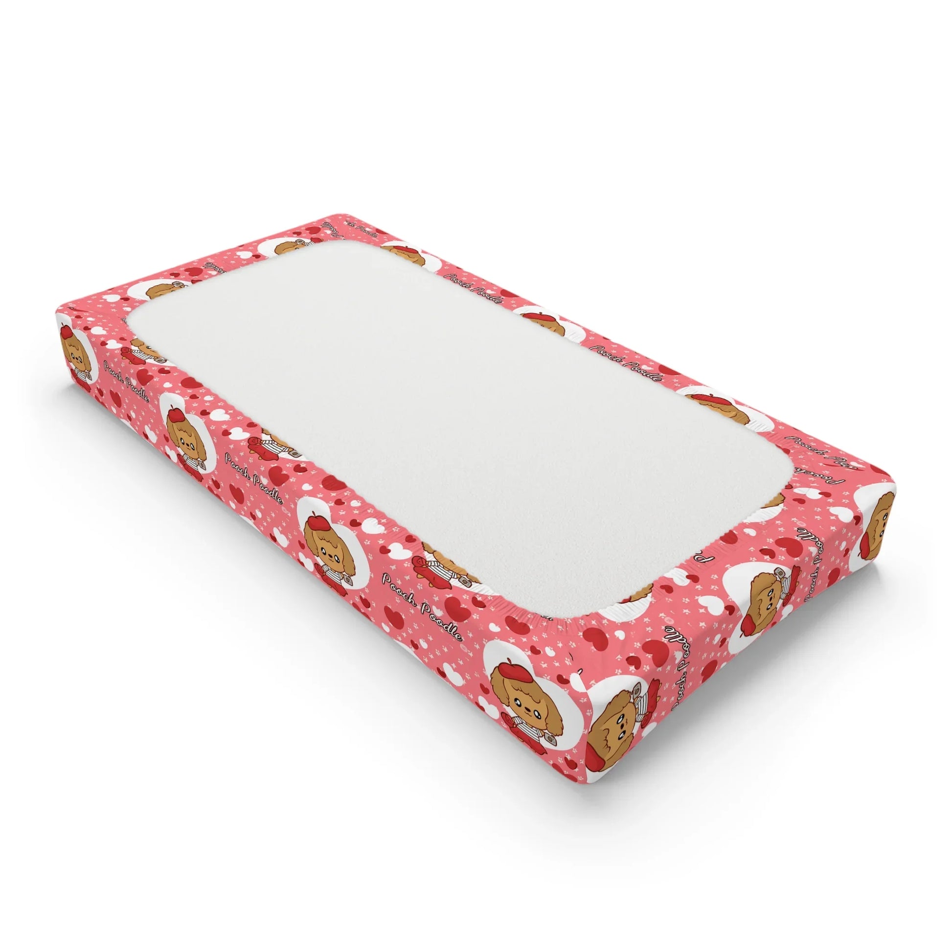 Cute Baby Changing Pad Cover | Pooch Poodle