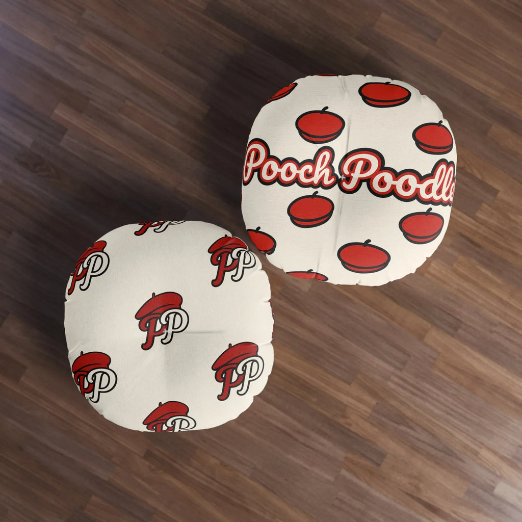 Round Floor Pillow | Pooch Poodle