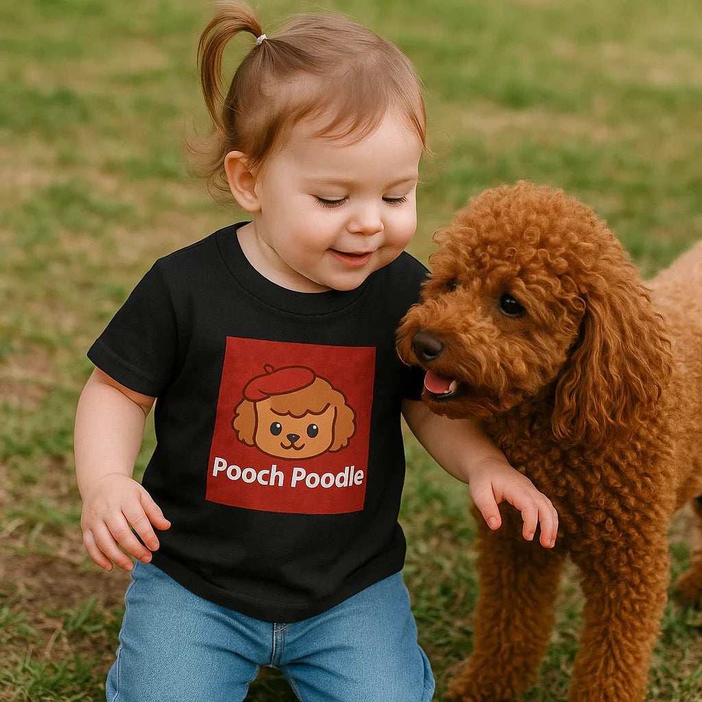 Cute Toddler T Shirt | Pooch Poodle