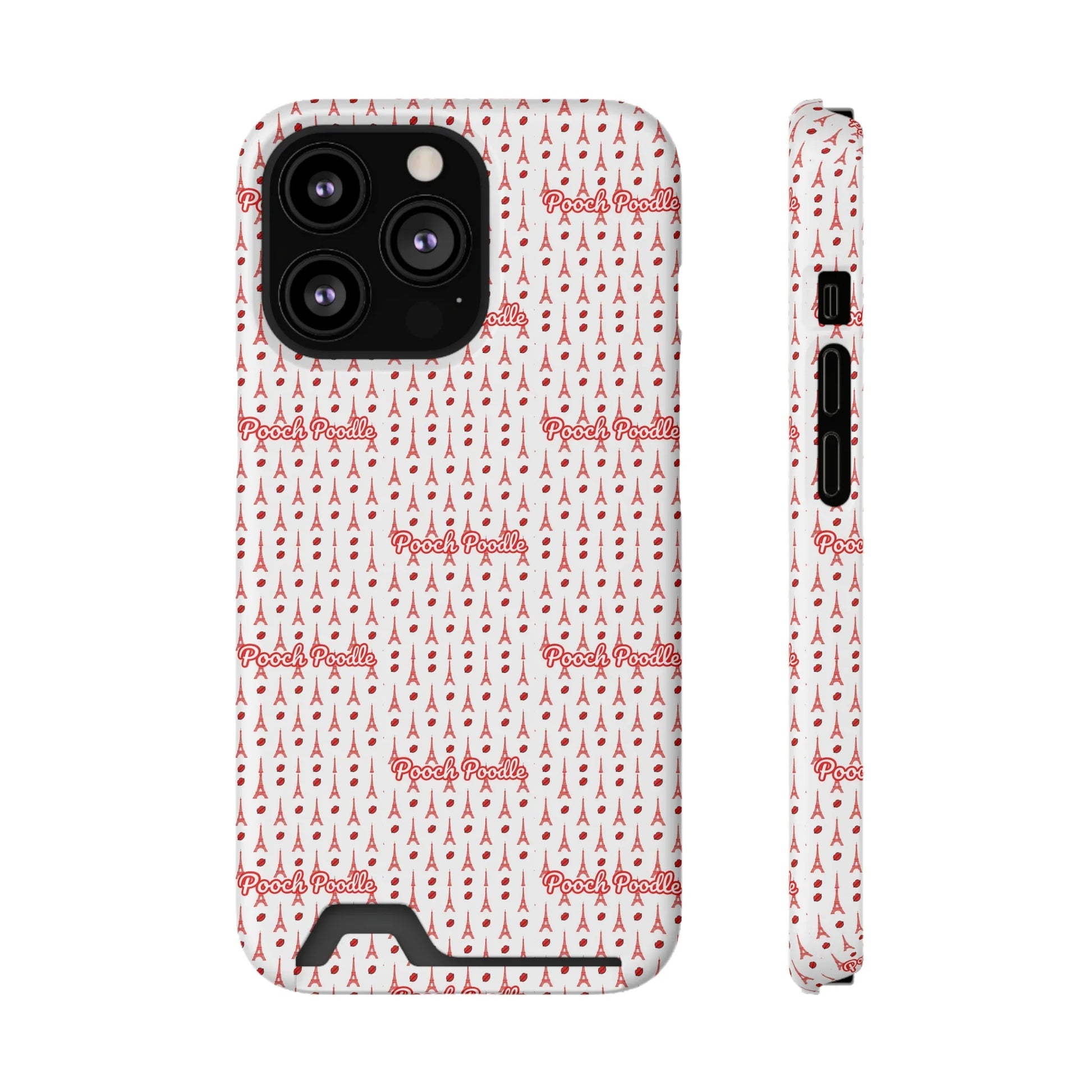 Cute Protective Phone Card Holder Case | Pooch Poodle