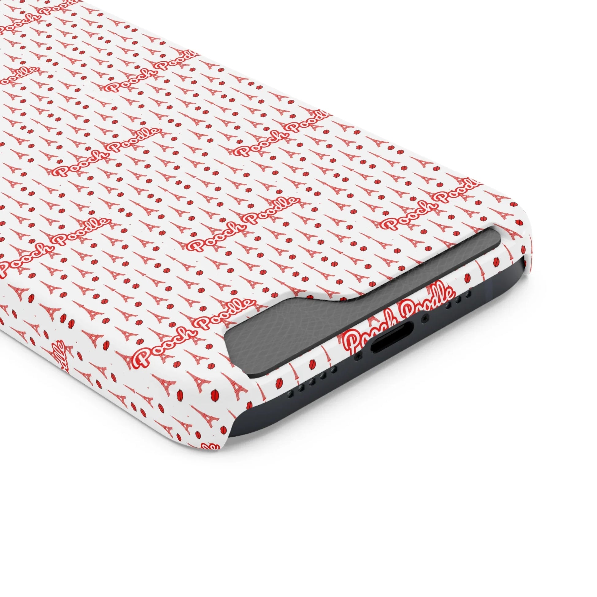 Cute Protective Phone Card Holder Case | Pooch Poodle