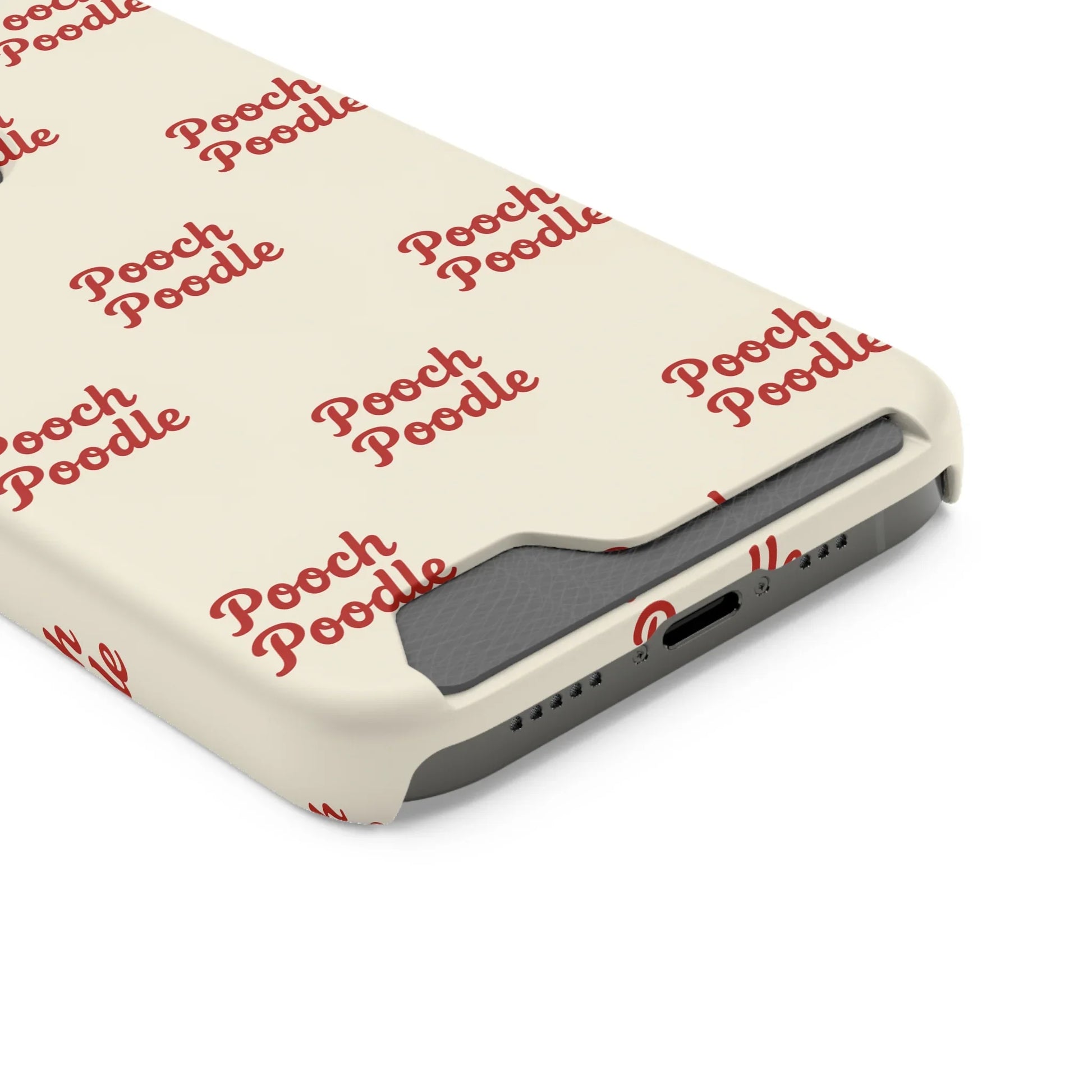 Cute Protective Phone Card Holder Case | Pooch Poodle