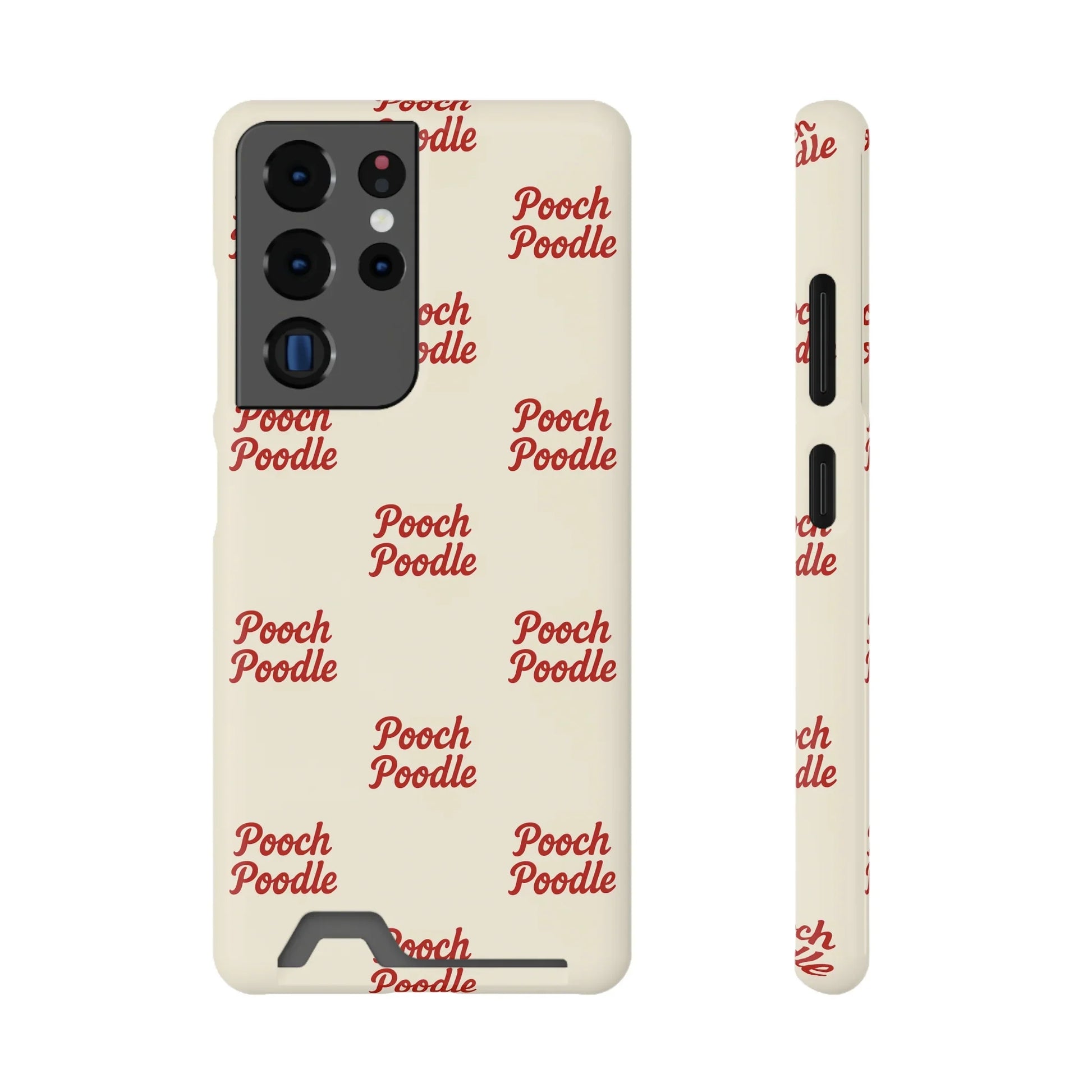 Cute Protective Phone Card Holder Case | Pooch Poodle