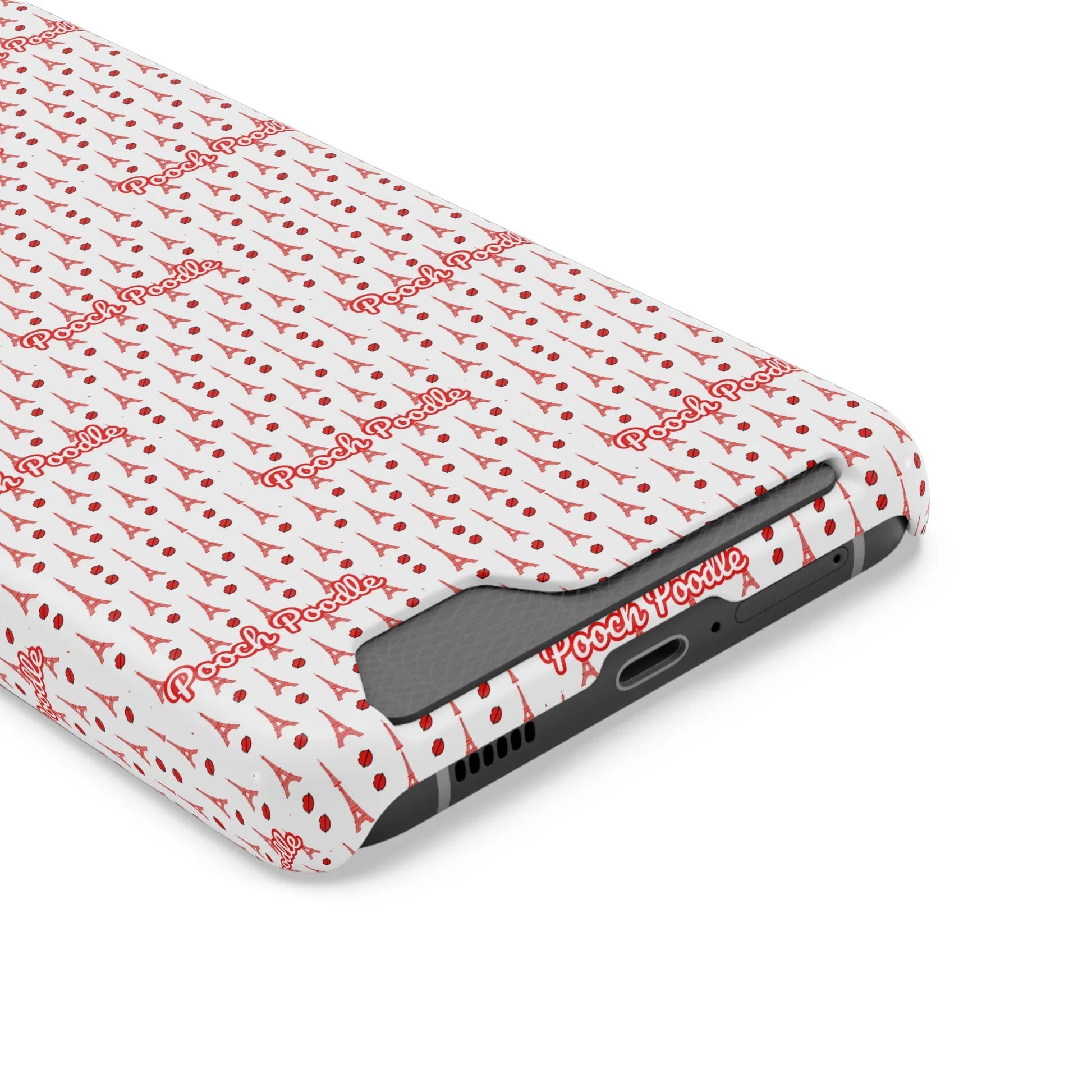 Cute Protective Phone Card Holder Case | Pooch Poodle